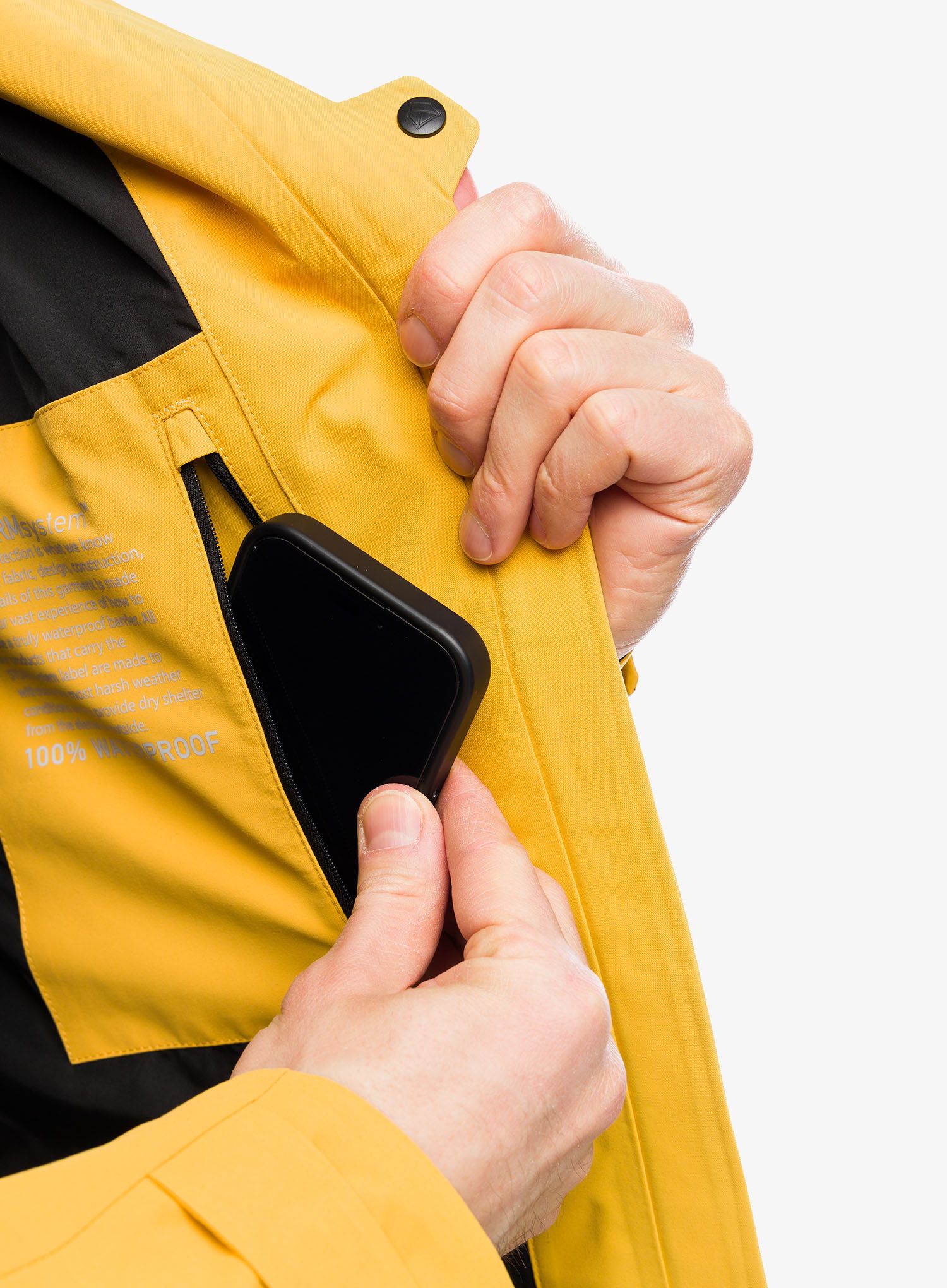 Куртка дощовик Didriksons Indus Jacket 2 - mustard