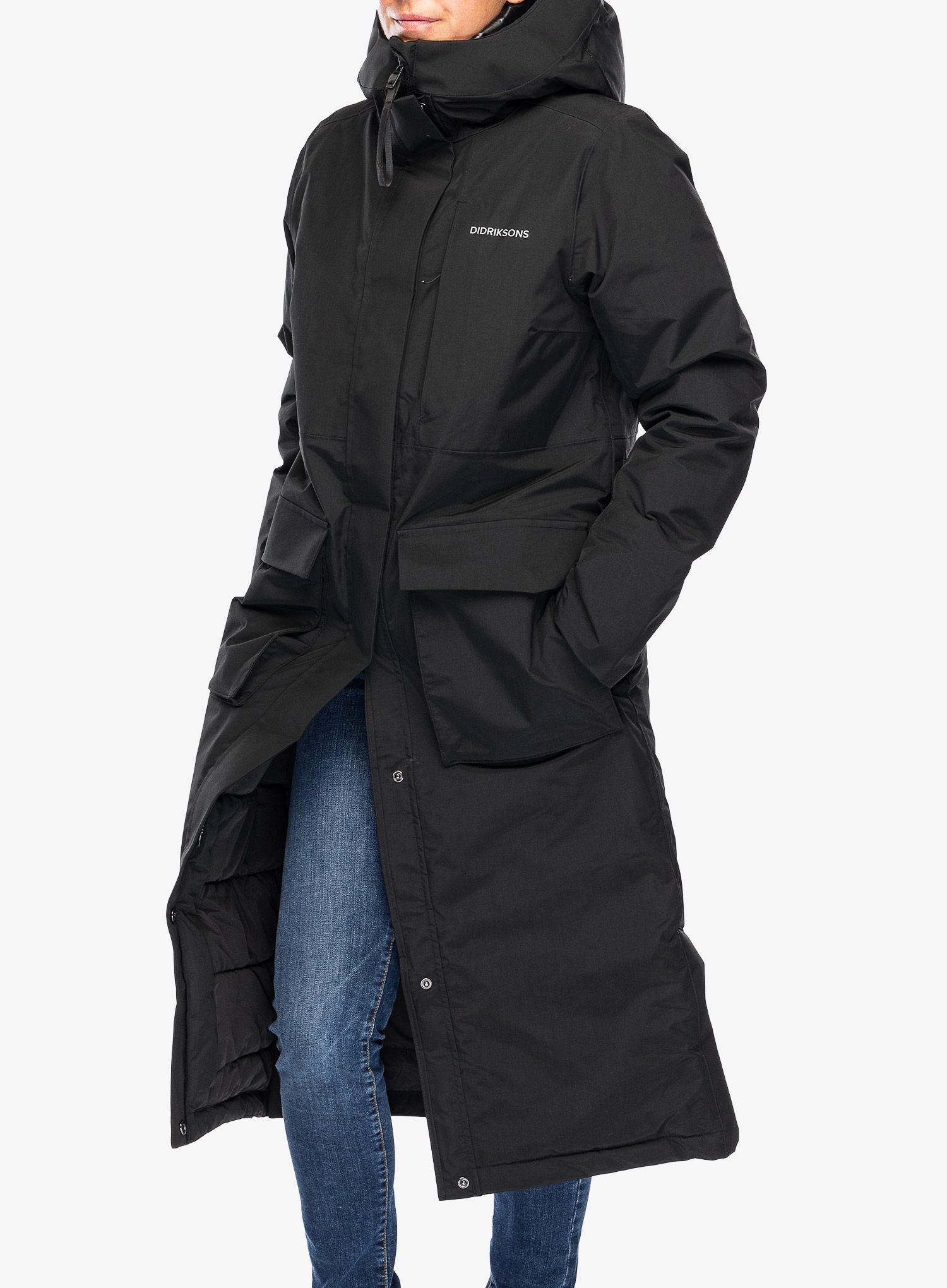 Плащ жіночий Didriksons Leya Parka Long 3 - black