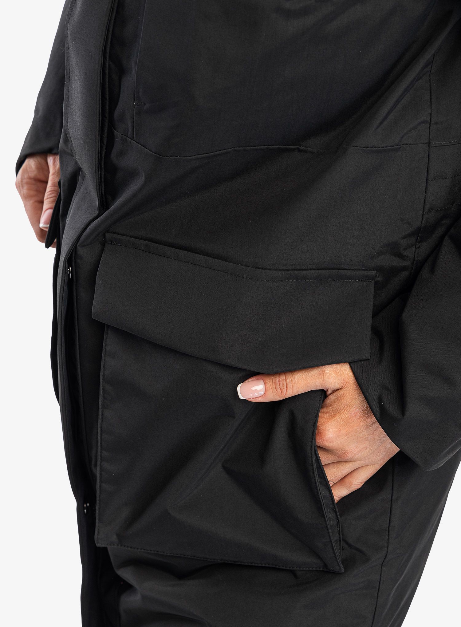Плащ жіночий Didriksons Leya Parka Long 3 - black