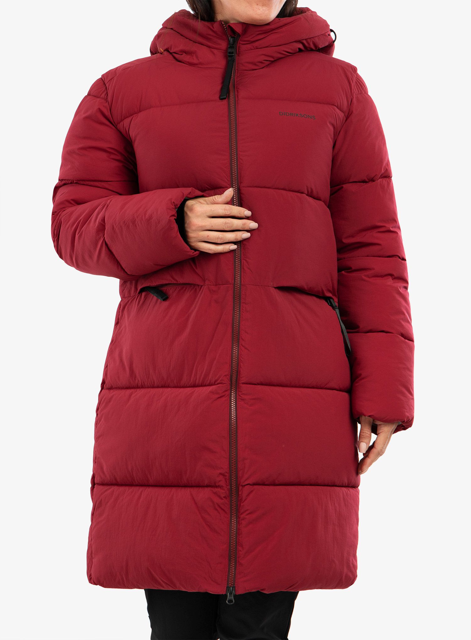 Плащ жіночий Didriksons Nomi Parka 2 - ruby red
