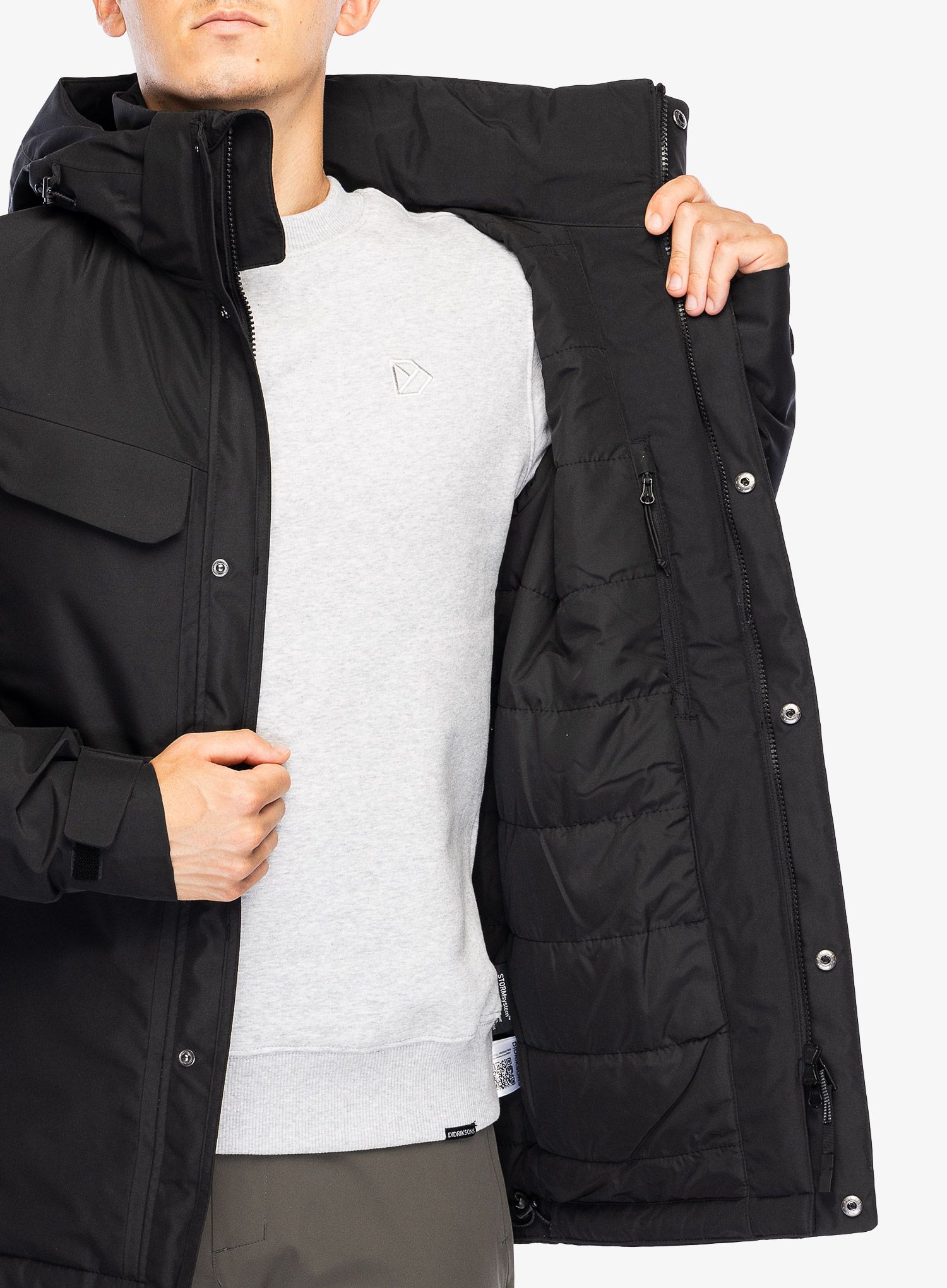 Куртка утеплена Didriksons Stefan Jacket - black
