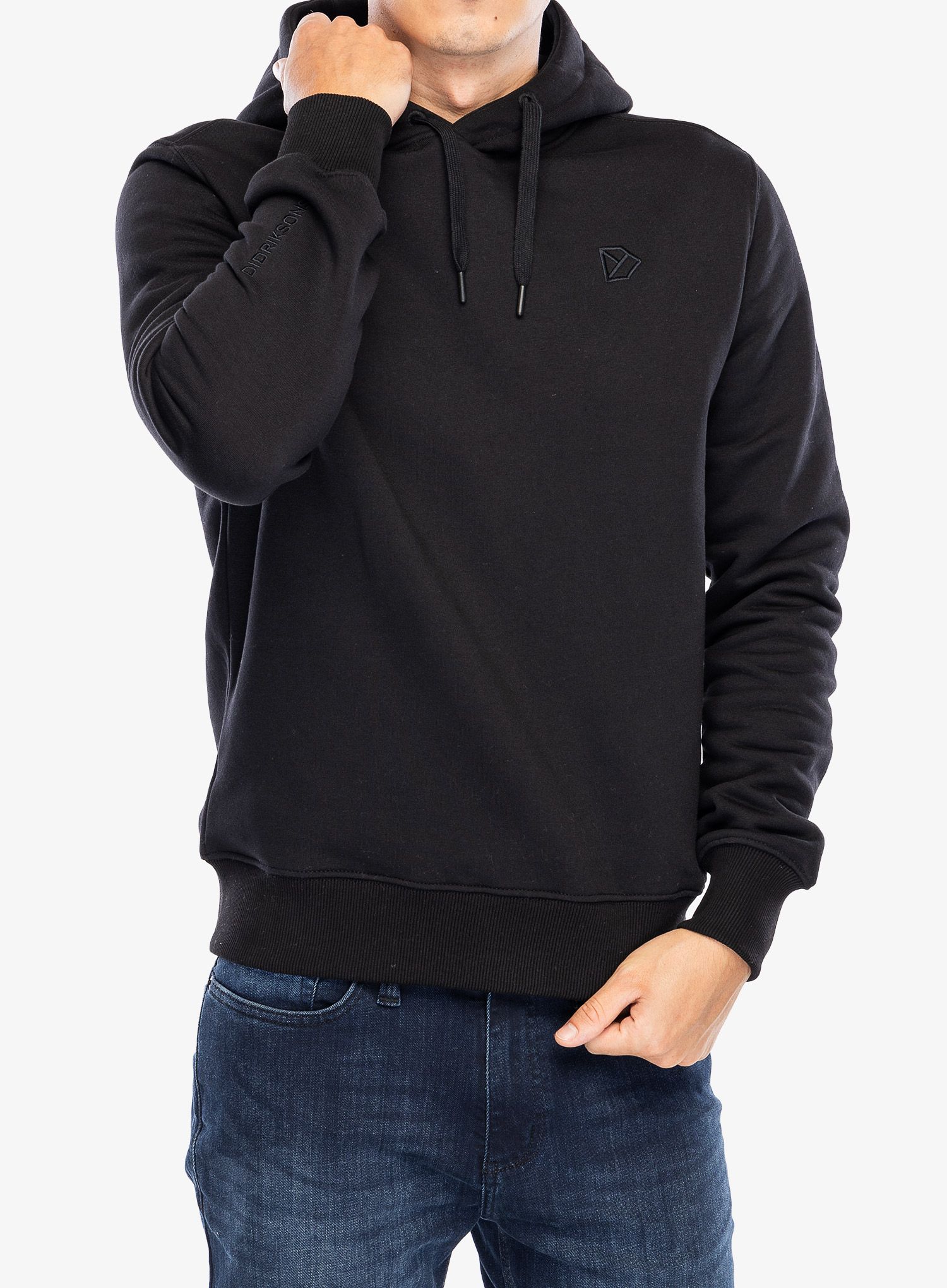 Кофта з каптуром Didriksons Ven Hoodie - black