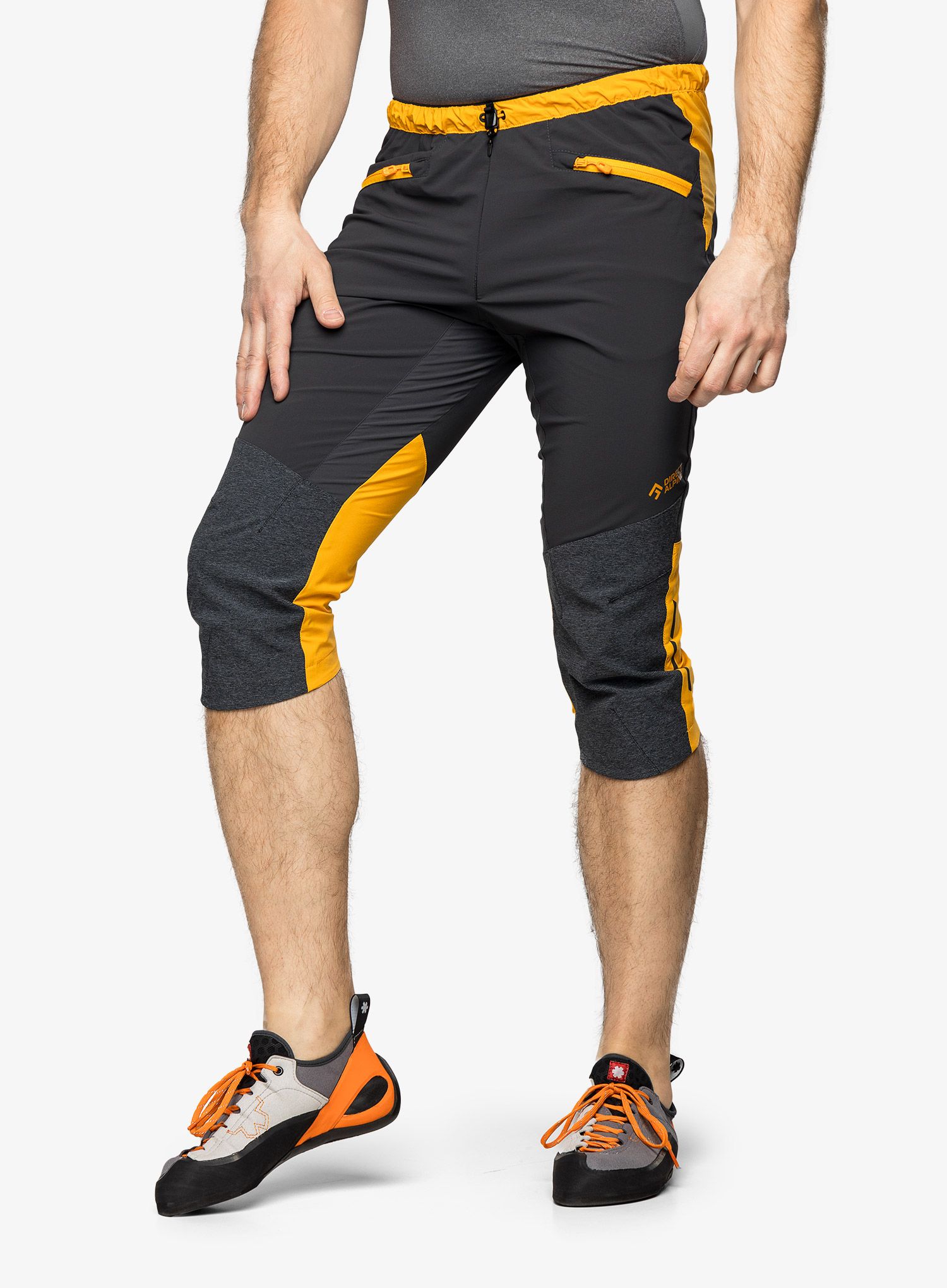 Шорти 3/4 Direct Alpine Ascent Light 3/4 - anthracite/mango