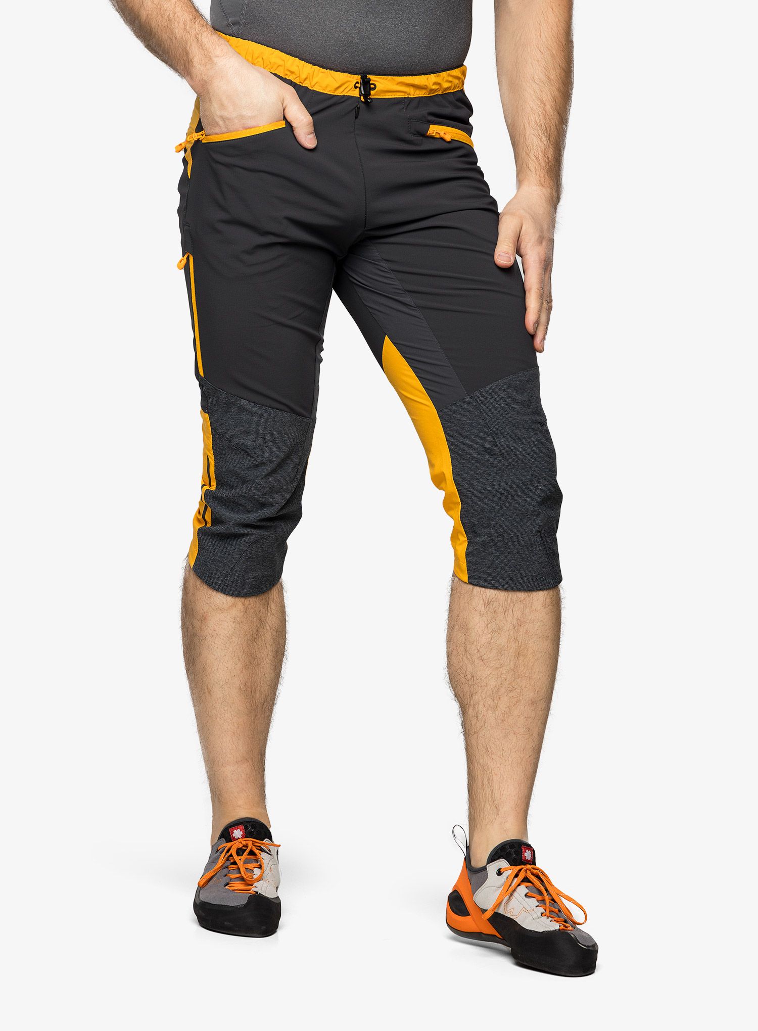 Шорти 3/4 Direct Alpine Ascent Light 3/4 - anthracite/mango
