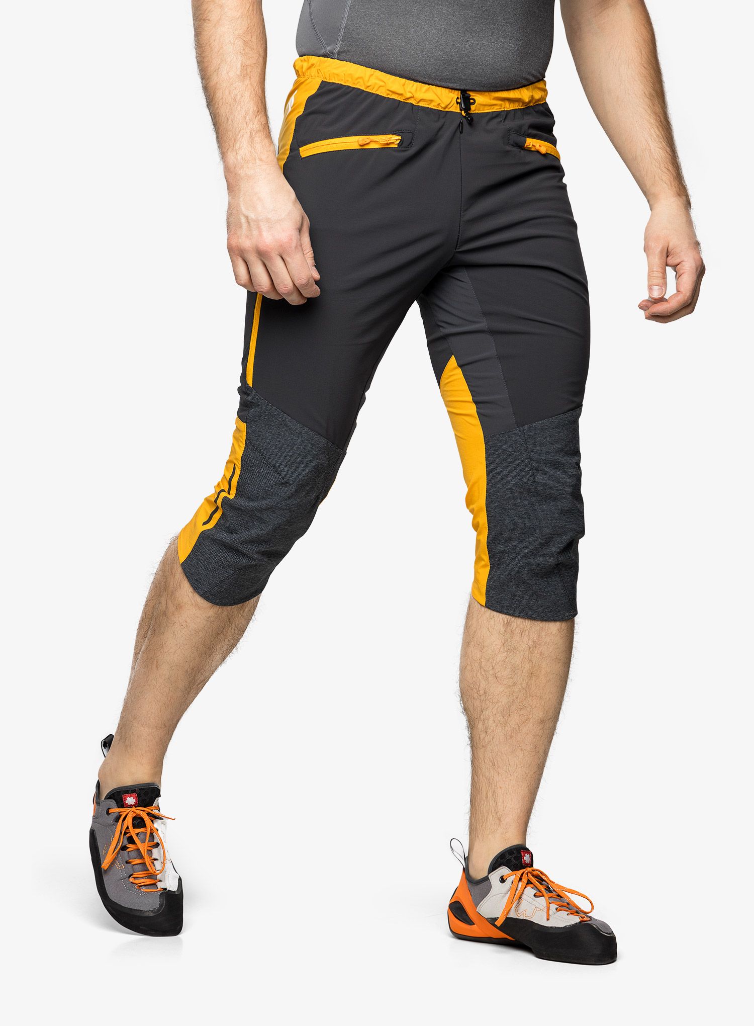 Шорти 3/4 Direct Alpine Ascent Light 3/4 - anthracite/mango