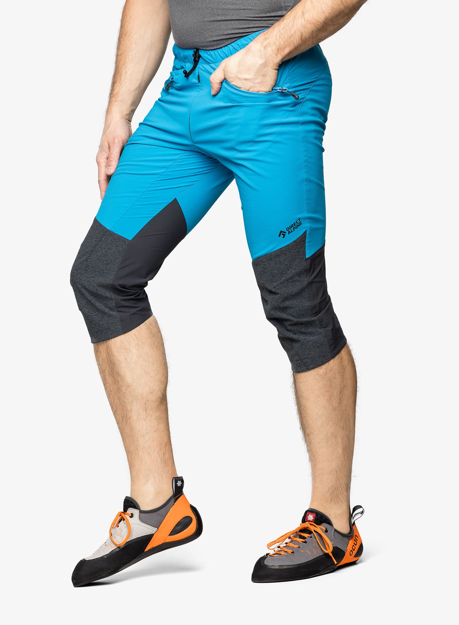 Шорти для скелелазіння Direct Alpine Ascent Light 3/4 - anthracite/ocean