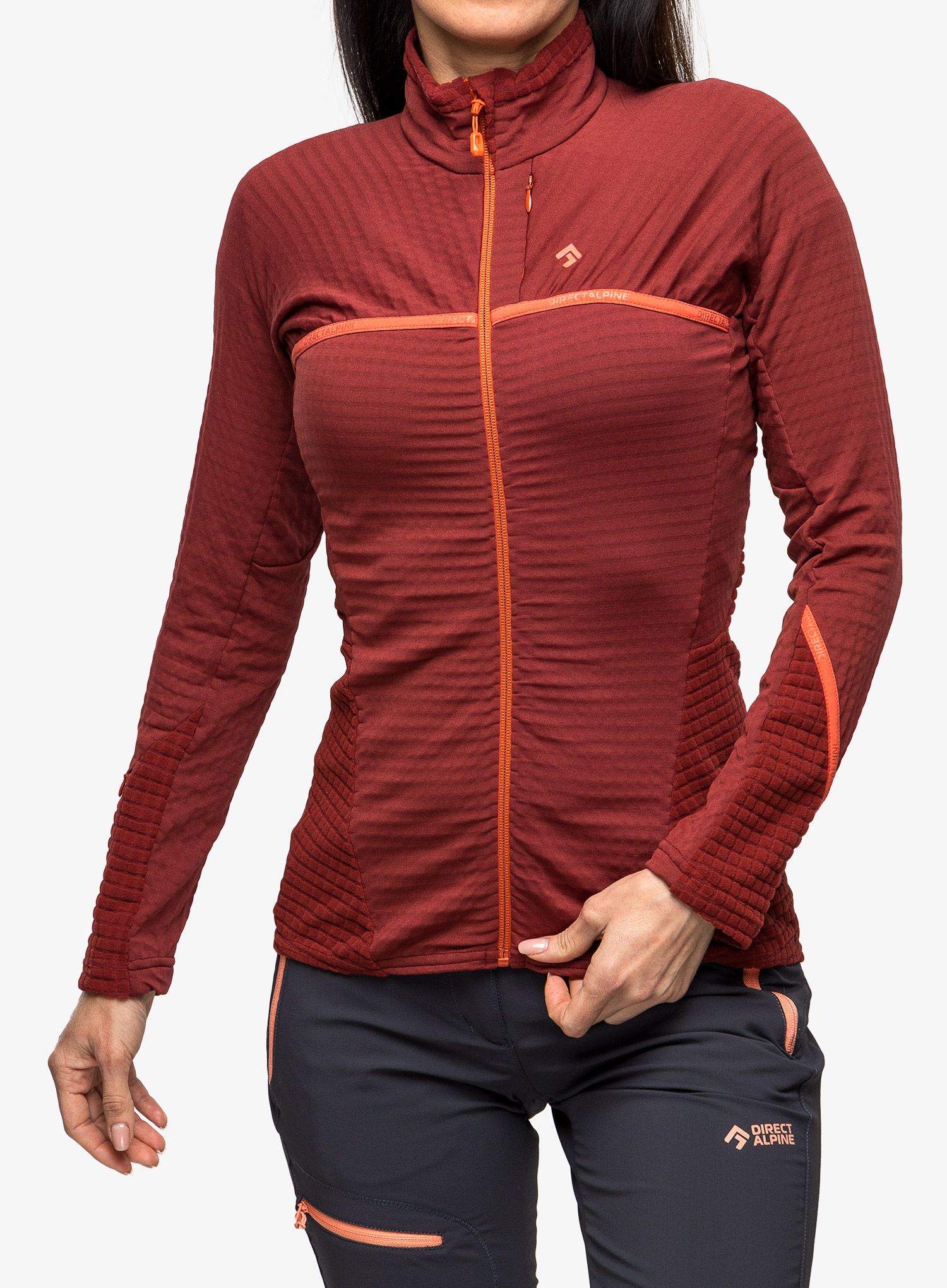 Кофта на замку жіноча Direct Alpine Aura Light Lady - palisander