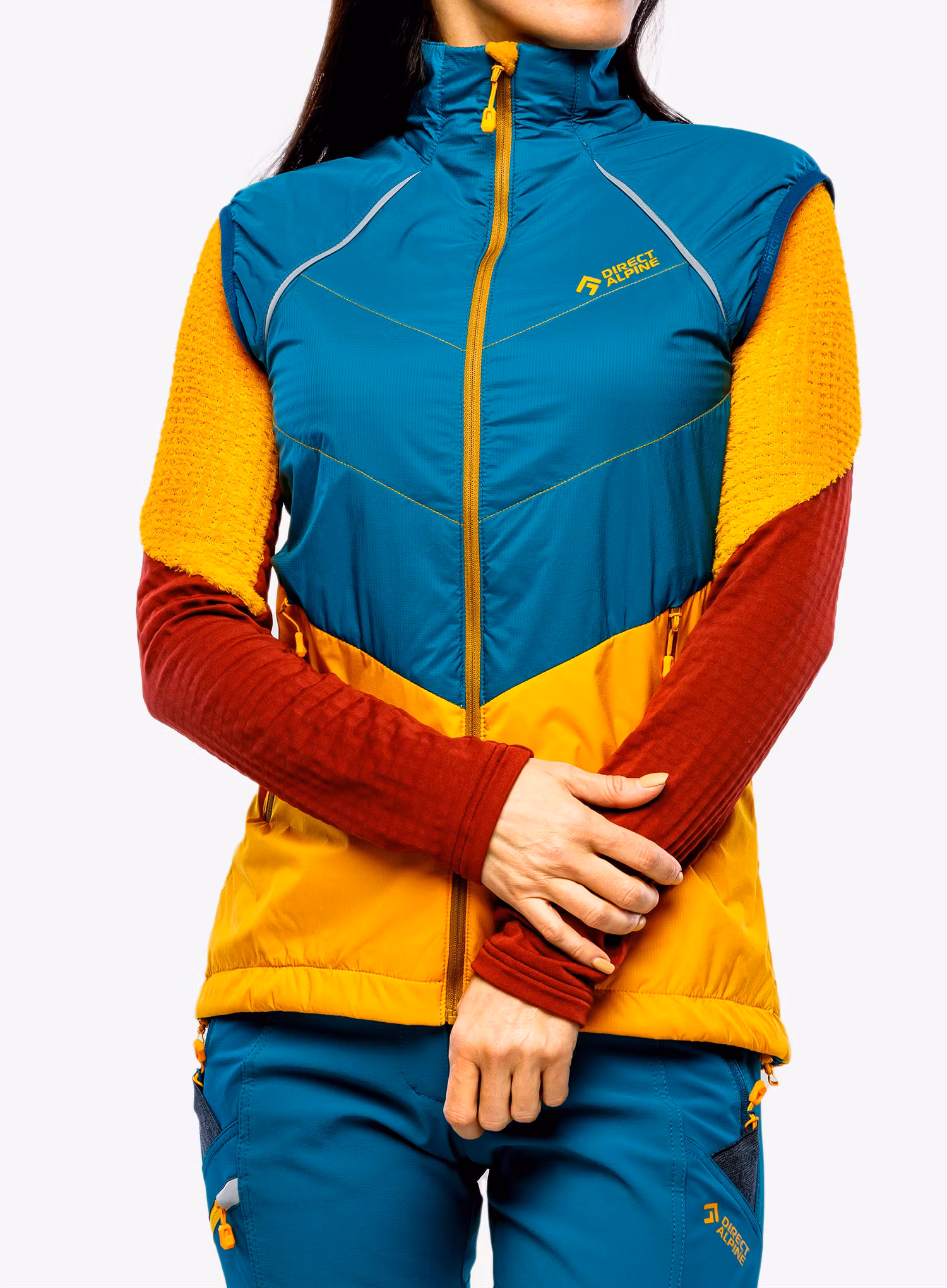 Жилет жіночий Direct Alpine Bora Vest Lady - emerald/mango