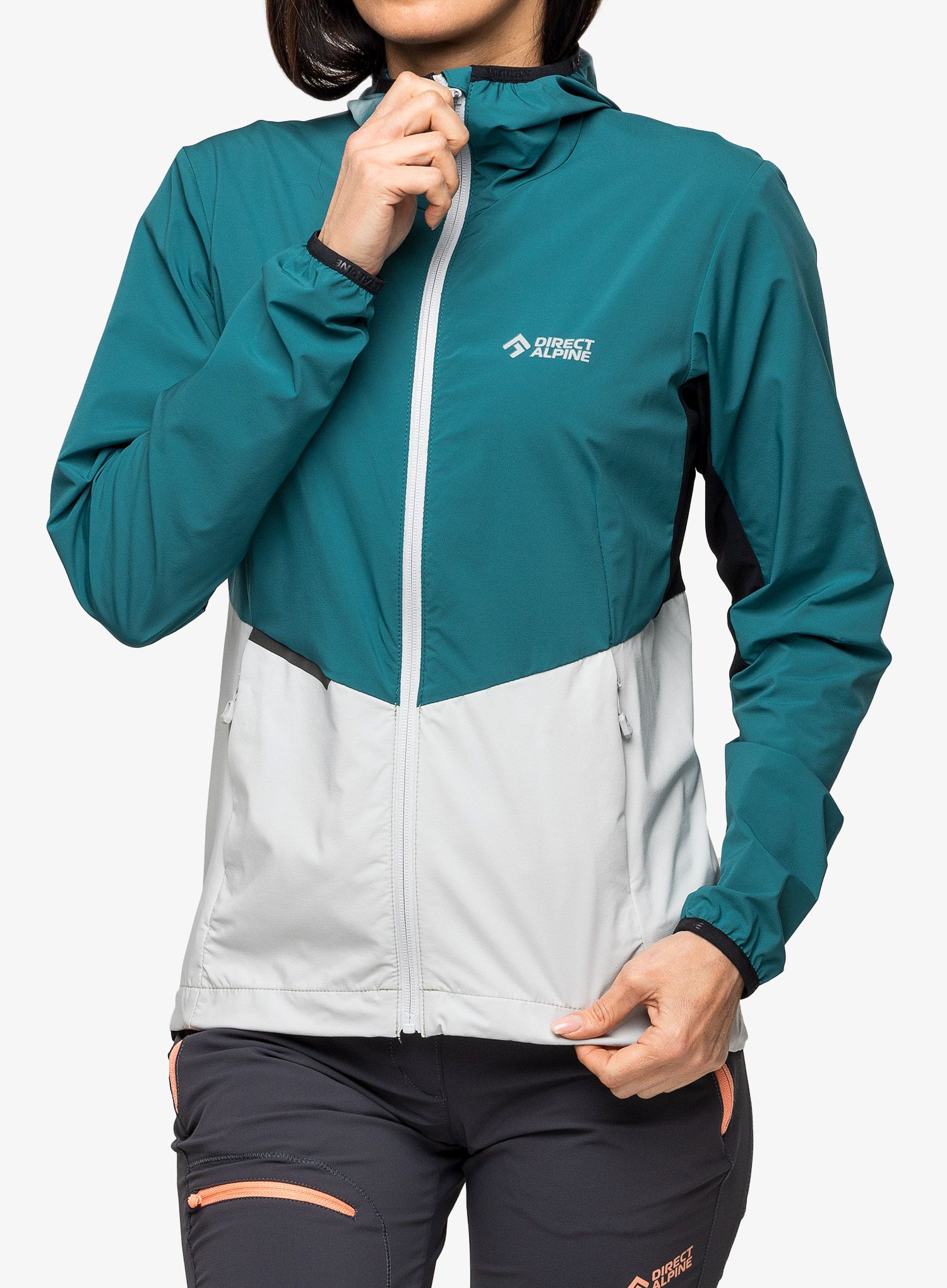 Куртка softshell жіноча Direct Alpine Brenta Lady - emerald/grey