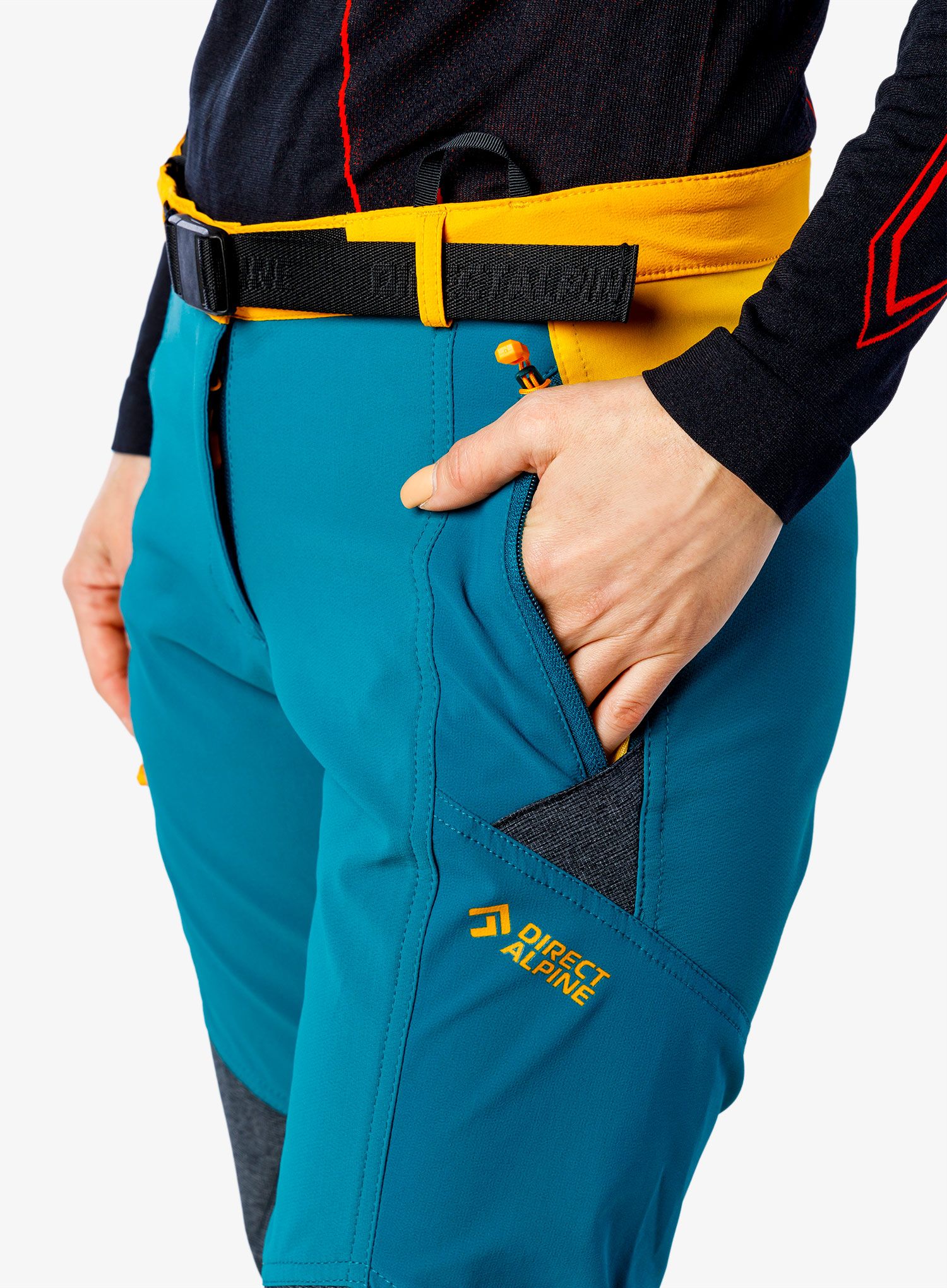 Штани жіночі Direct Alpine Cascade Lady - emerald/mango
