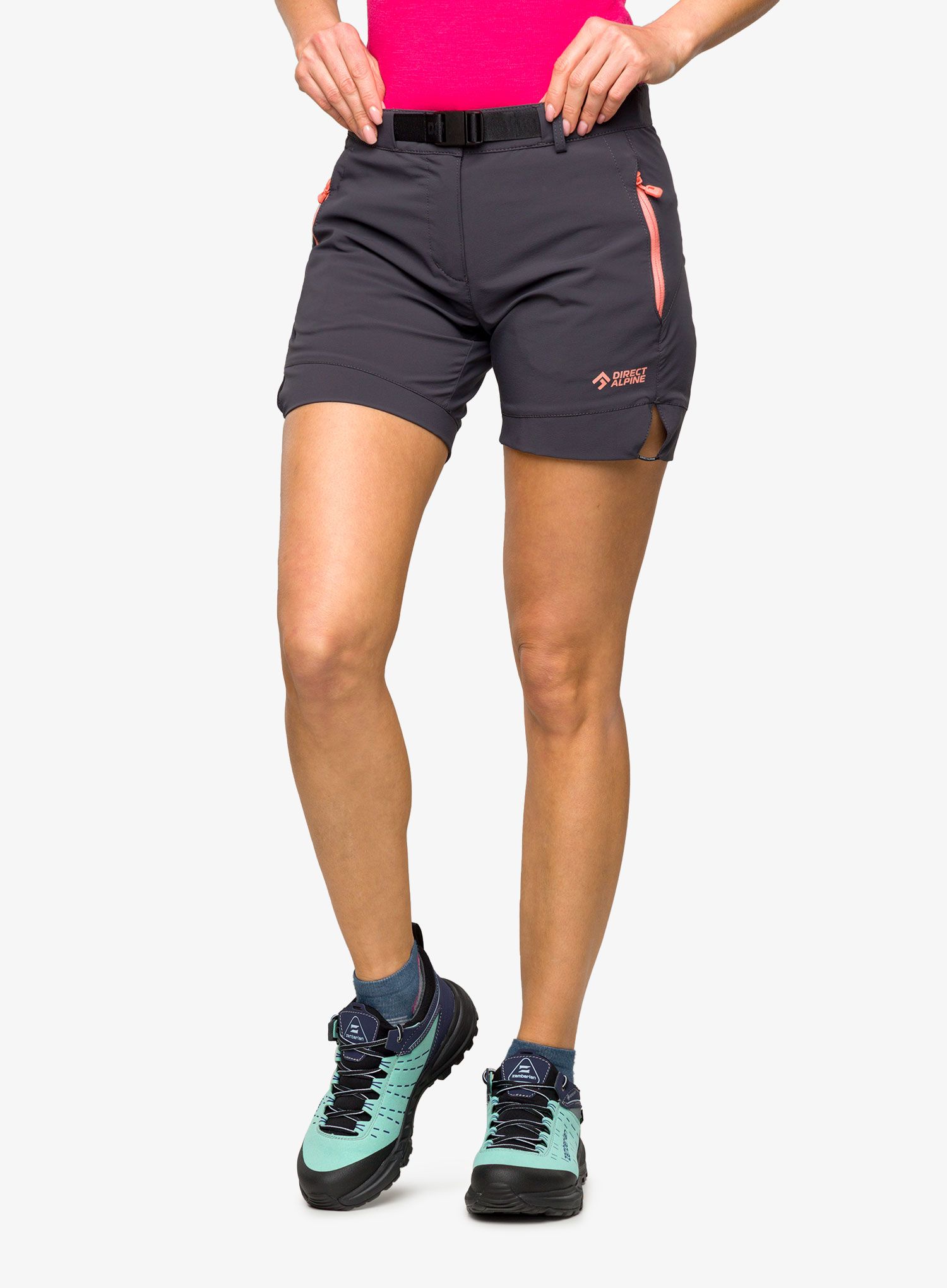 Шорти туристичні жіночі Direct Alpine Cruise Short Lady - anthracite/coral