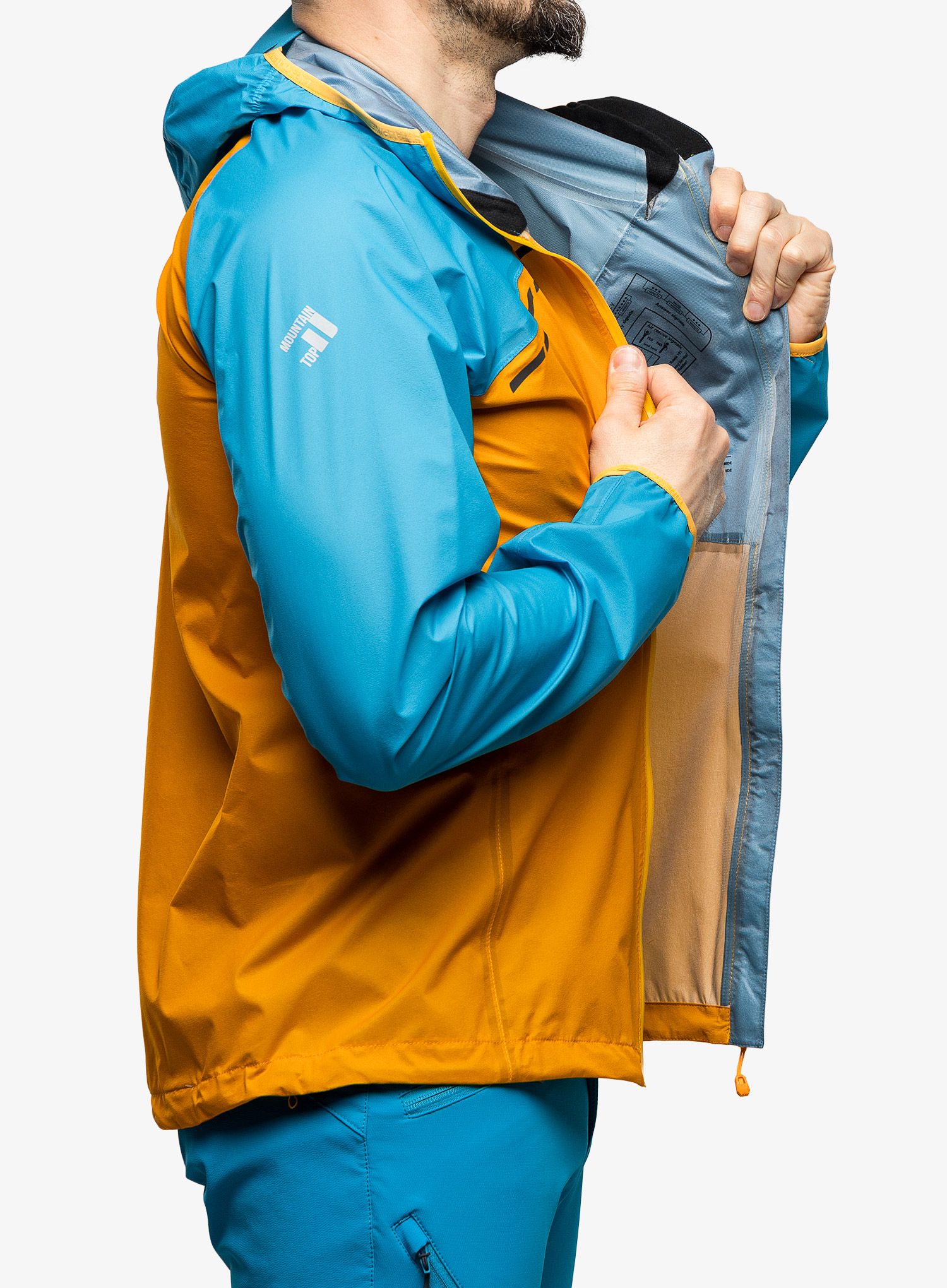 Куртка дощовик Direct Alpine Cyclone - mango/ocean