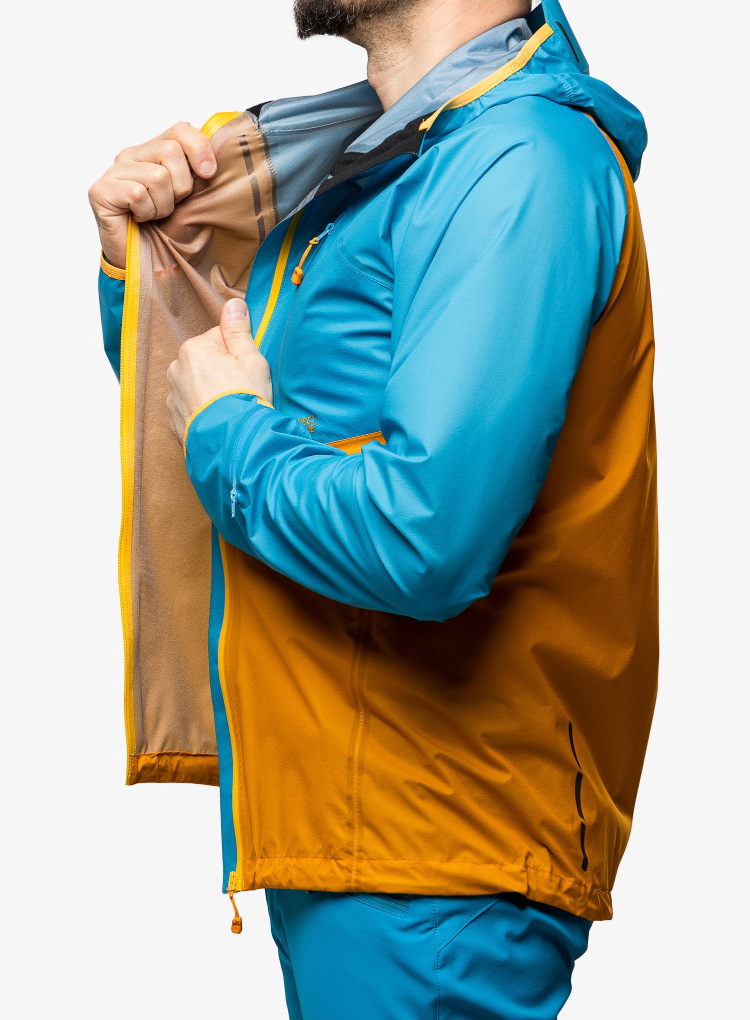 Куртка дощовик Direct Alpine Cyclone - mango/ocean
