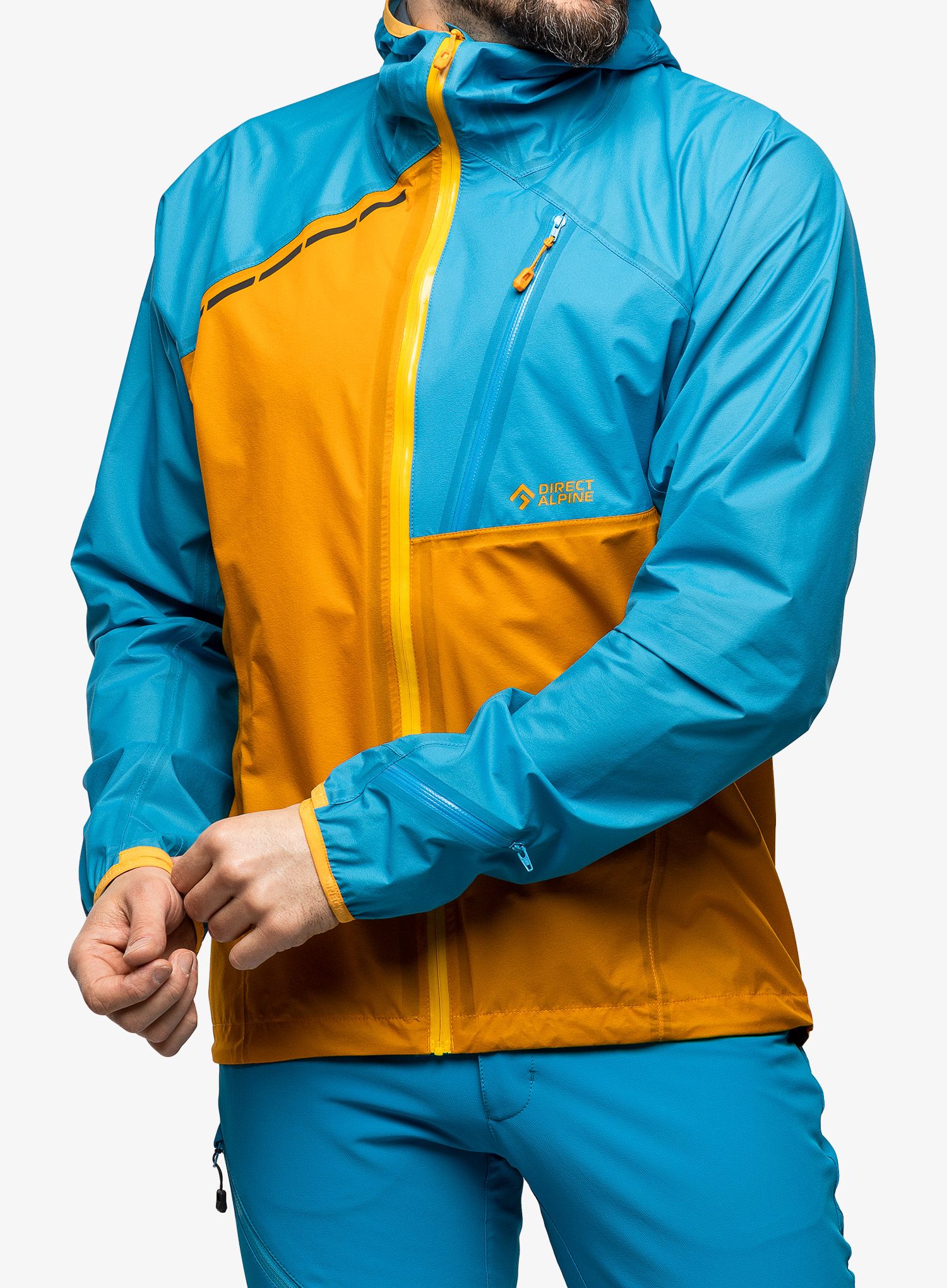 Куртка дощовик Direct Alpine Cyclone - mango/ocean