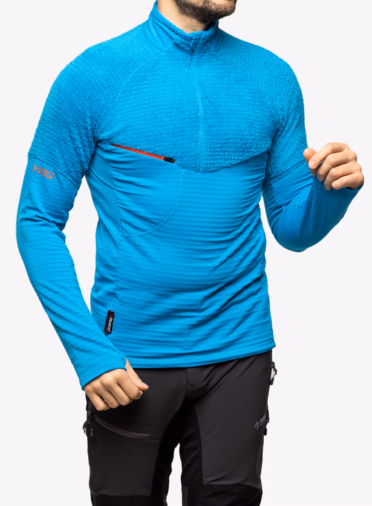 Кофта без каптура Direct Alpine Dragon Pullover - ocean/brick