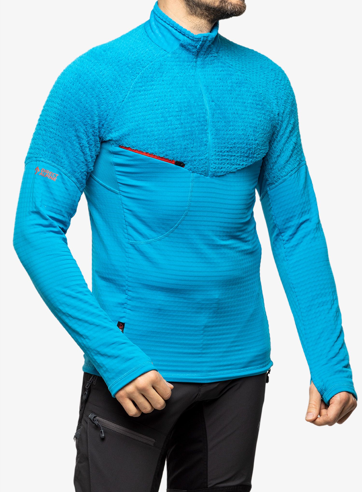 Кофта без каптура Direct Alpine Dragon Pullover - ocean/brick
