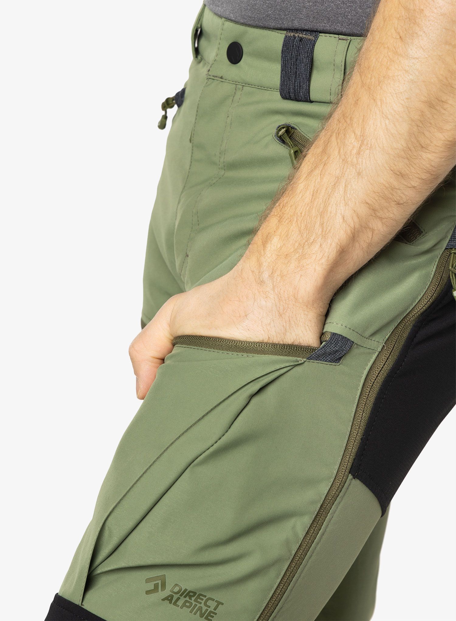 Штани трекінгові Direct Alpine Fraser - khaki/black