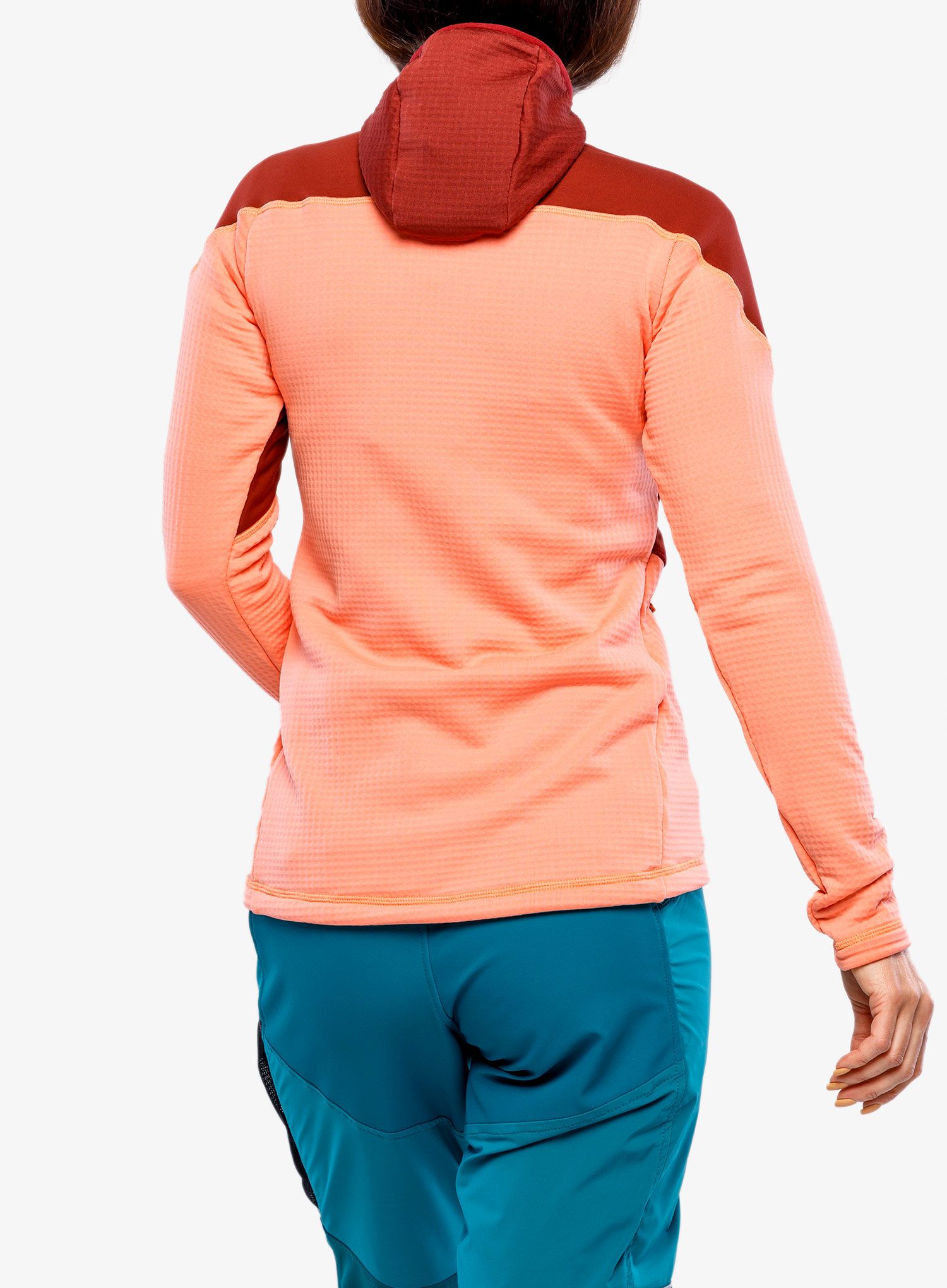 Кофта жіноча з каптуром Direct Alpine Sakura Tech Lady - palisander/coral