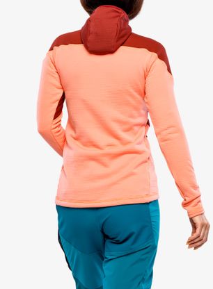 Кофта жіноча з каптуром Direct Alpine Sakura Tech Lady - palisander/coral