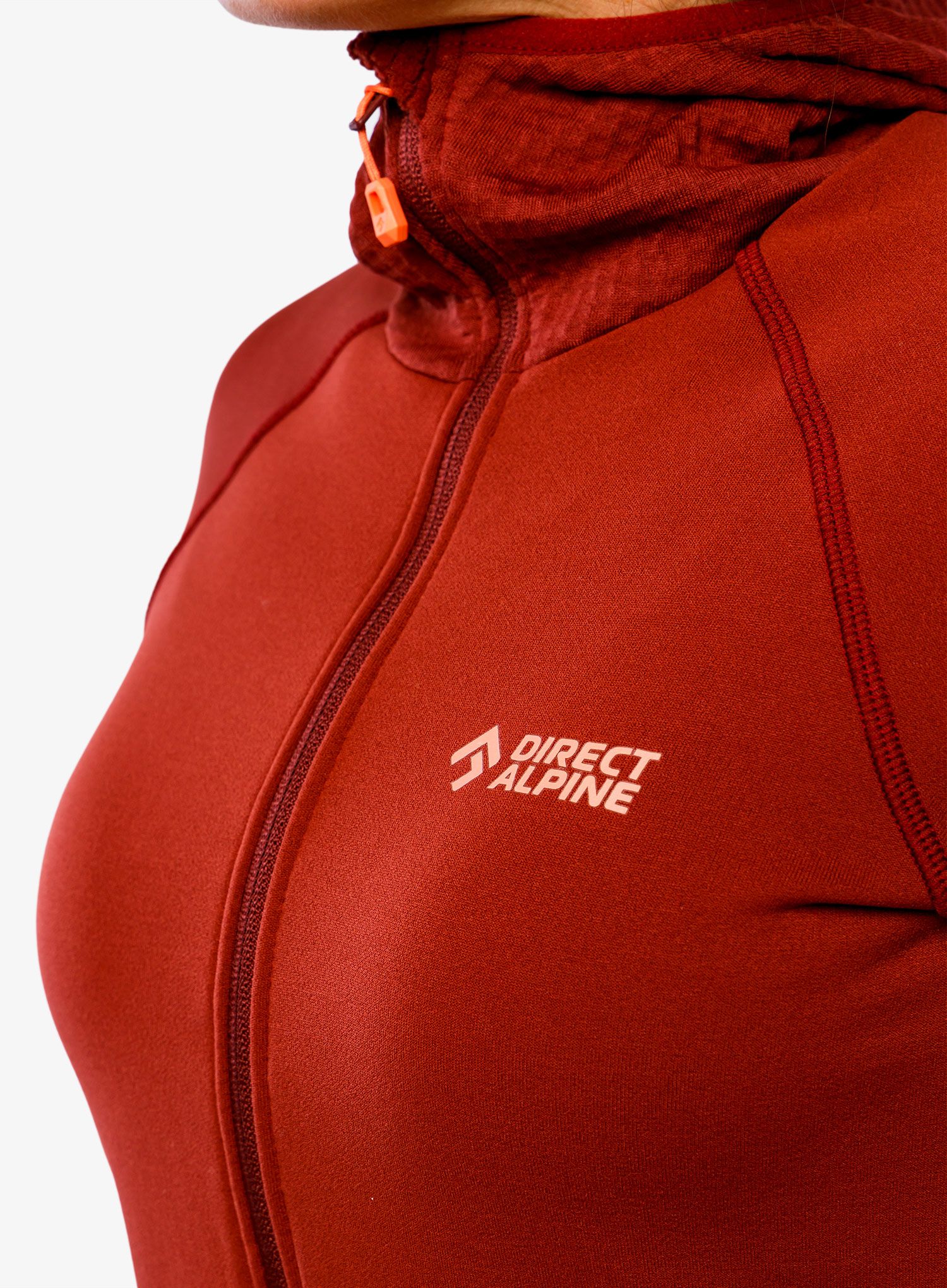 Кофта жіноча з каптуром Direct Alpine Sakura Tech Lady - palisander/coral