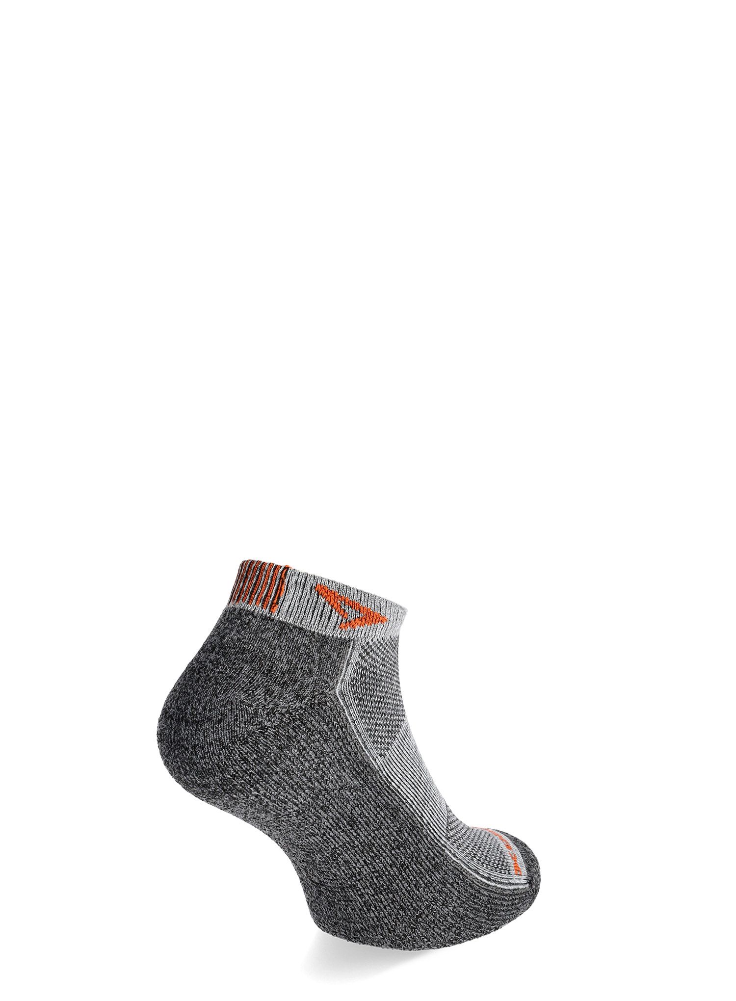 Шкарпетки для бігу Drymax Extra Protection Running Mini Crew - graphite/orange