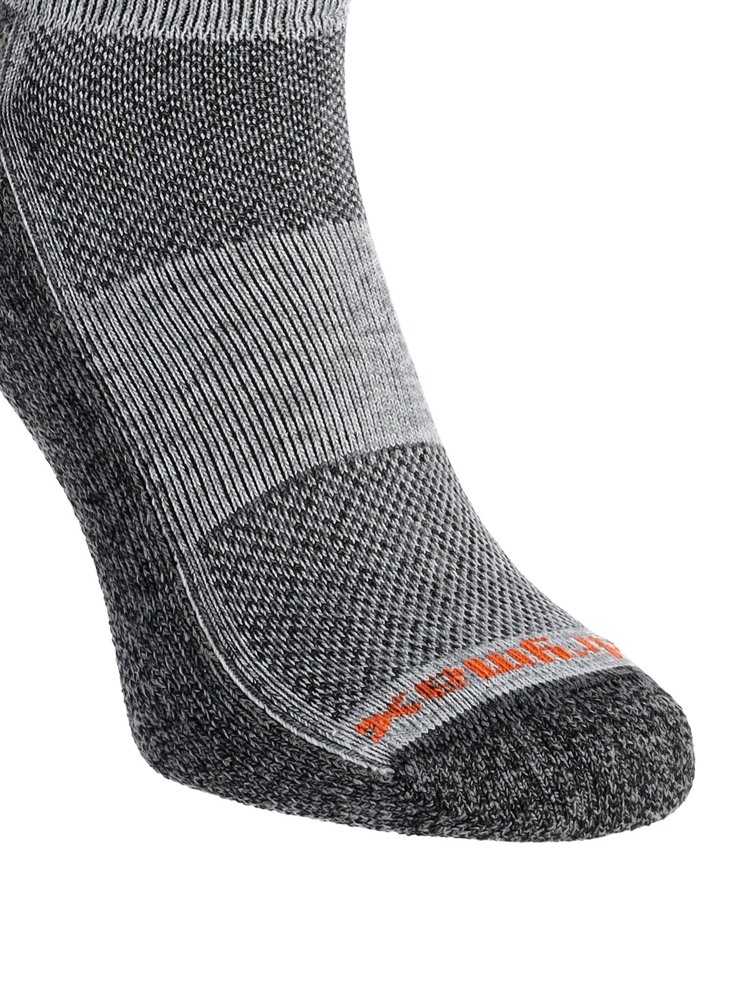 Шкарпетки для бігу Drymax Extra Protection Running Mini Crew - graphite/orange