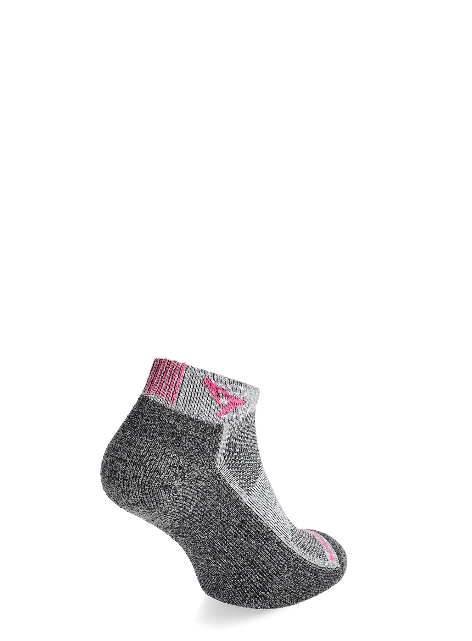 Шкарпетки для бігу Drymax Extra Protection Running Mini Crew - graphite/pink