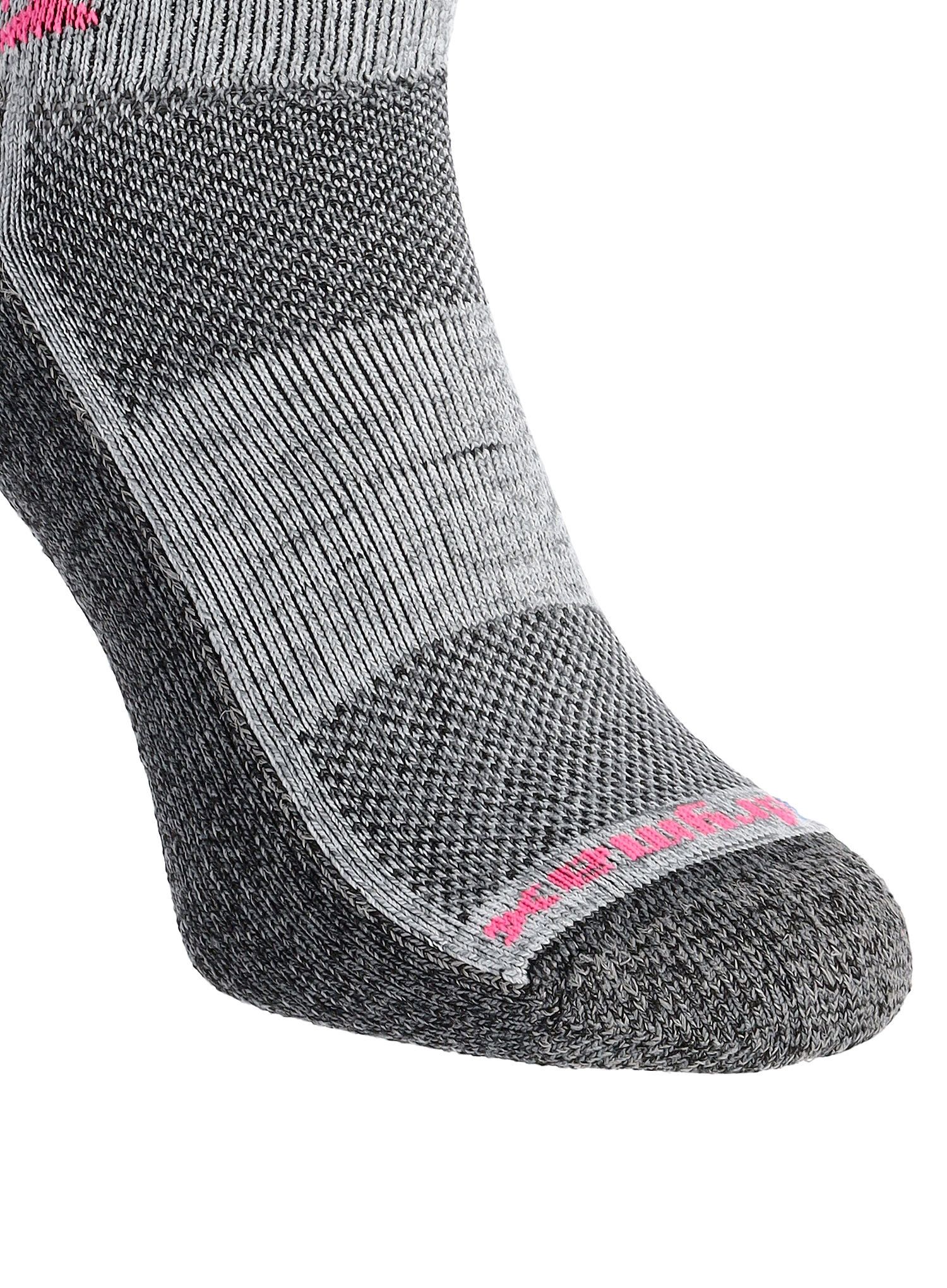 Шкарпетки для бігу Drymax Extra Protection Running Mini Crew - graphite/pink