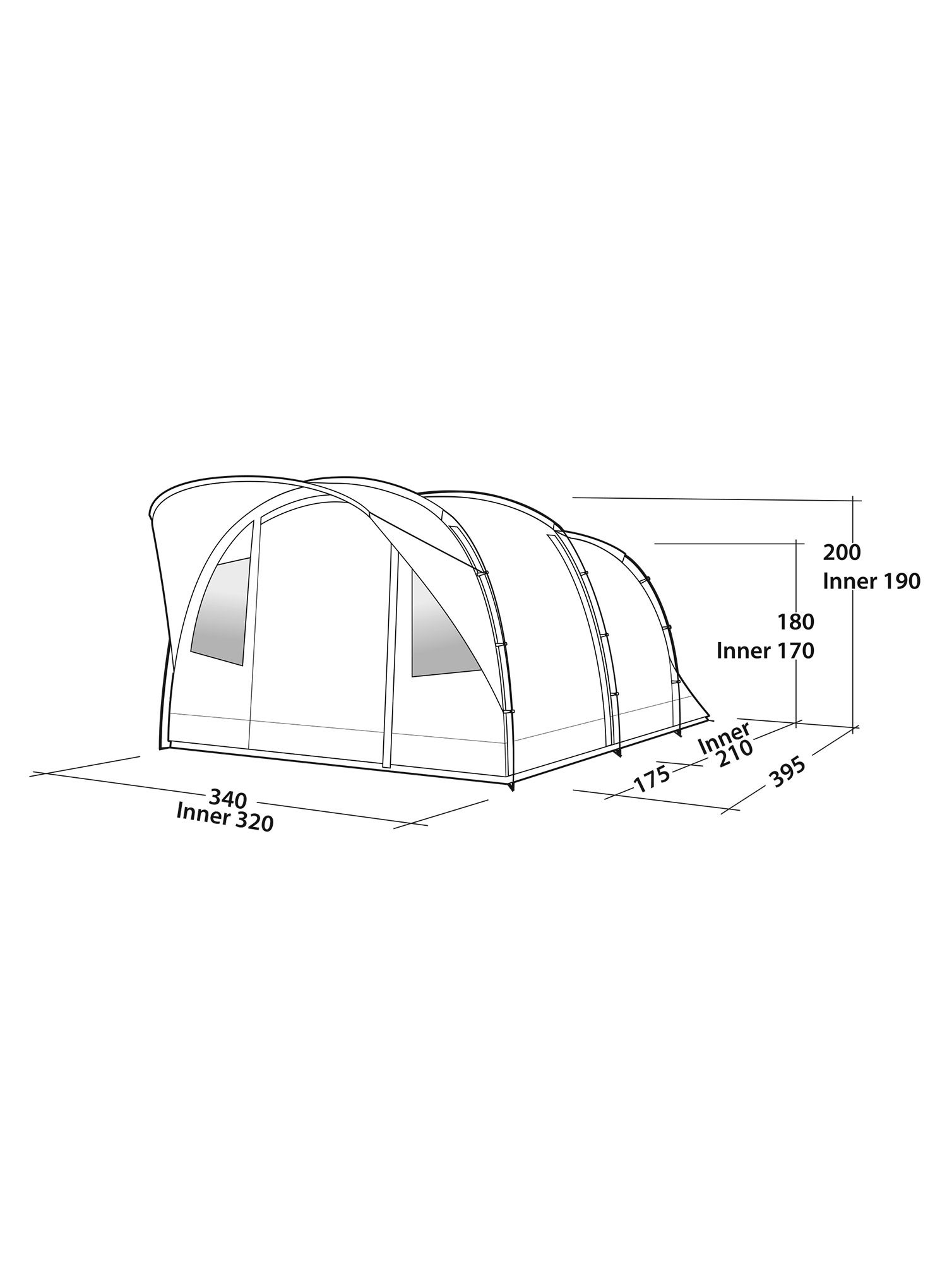 Намет для родини Easy Camp Edendale 600