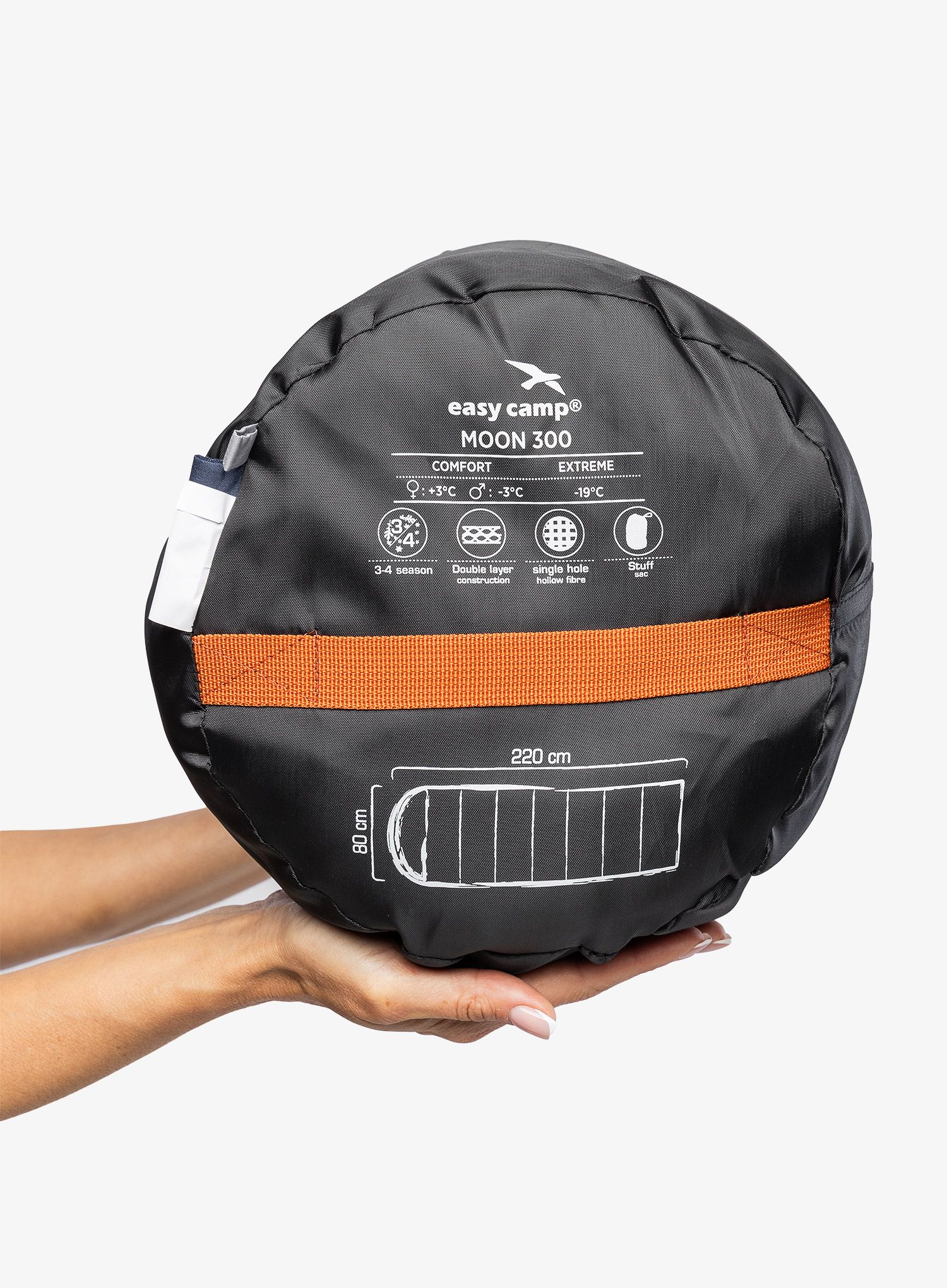 Спальний мішок синтетичний Easy Camp Moon 300 (195 cm)