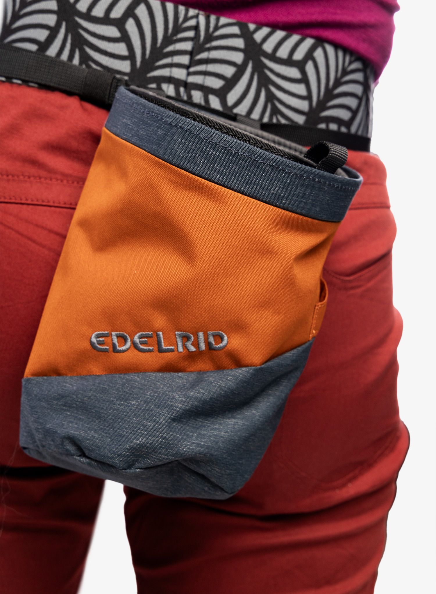 Мішечок для магнезії Edelrid Chalk Bag Splitter Twist - safran
