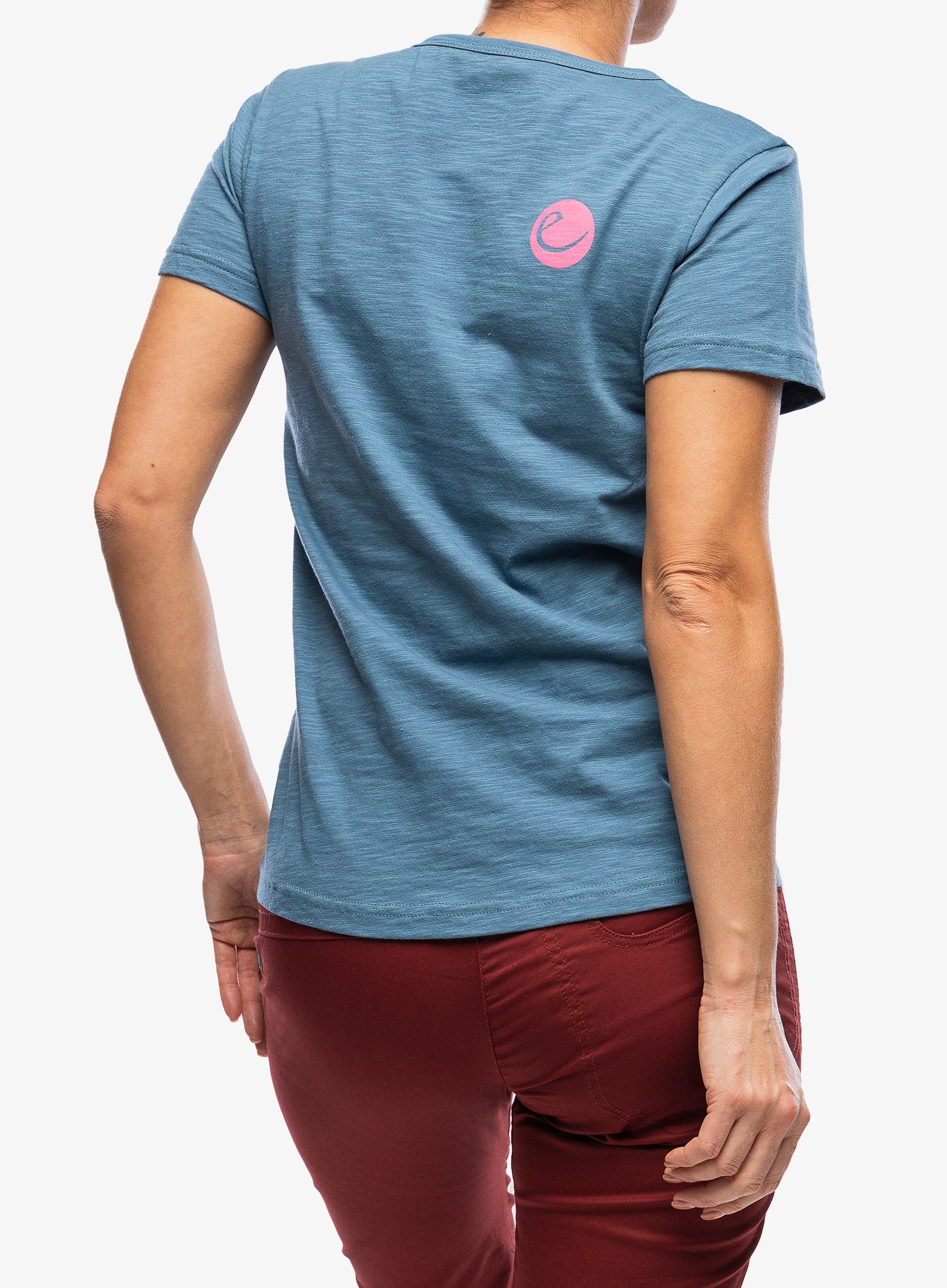 Футболка жіноча Edelrid Highball T-Shirt V - petrol