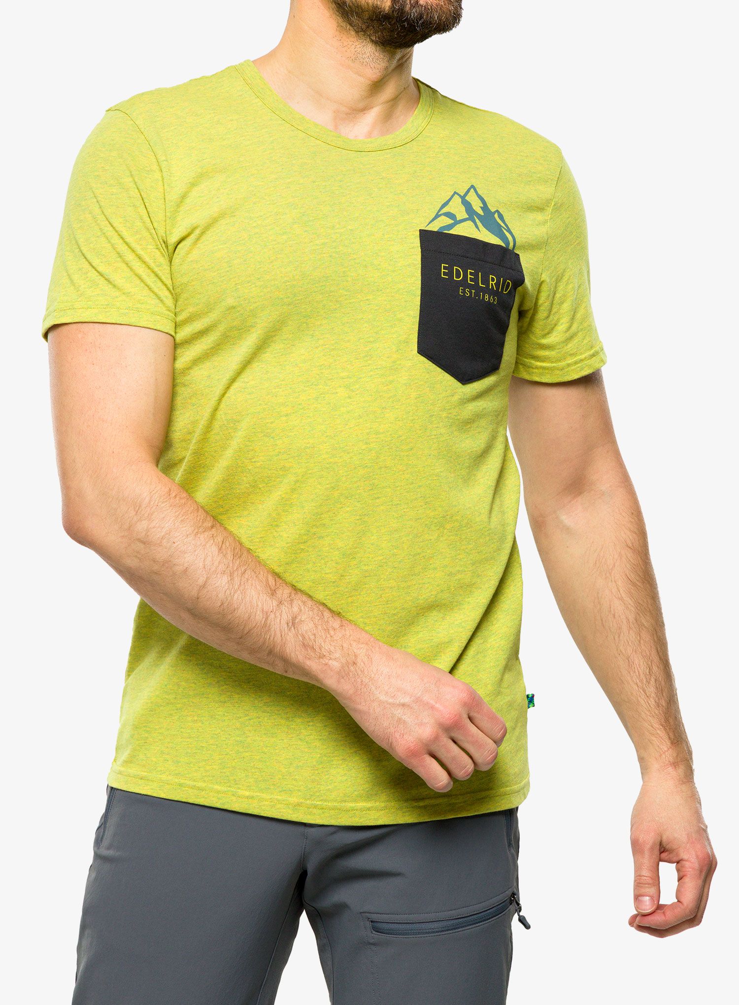 Футболка бавовняна Edelrid Onset T-Shirt - wasabi
