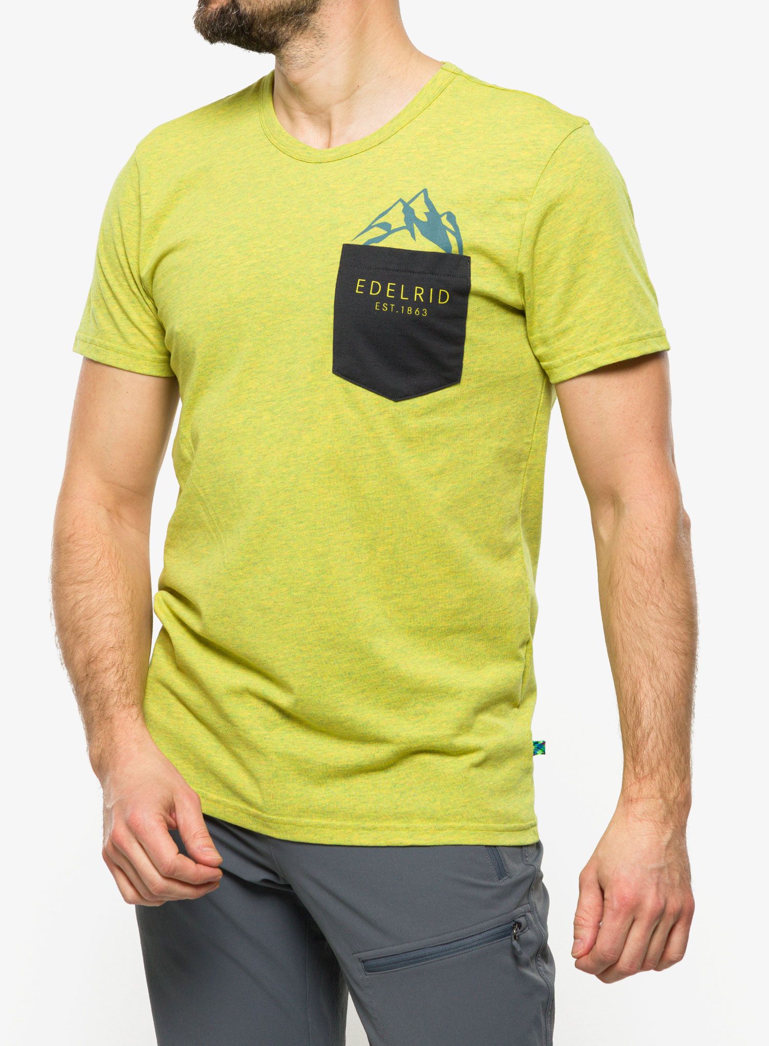 Футболка бавовняна Edelrid Onset T-Shirt - wasabi