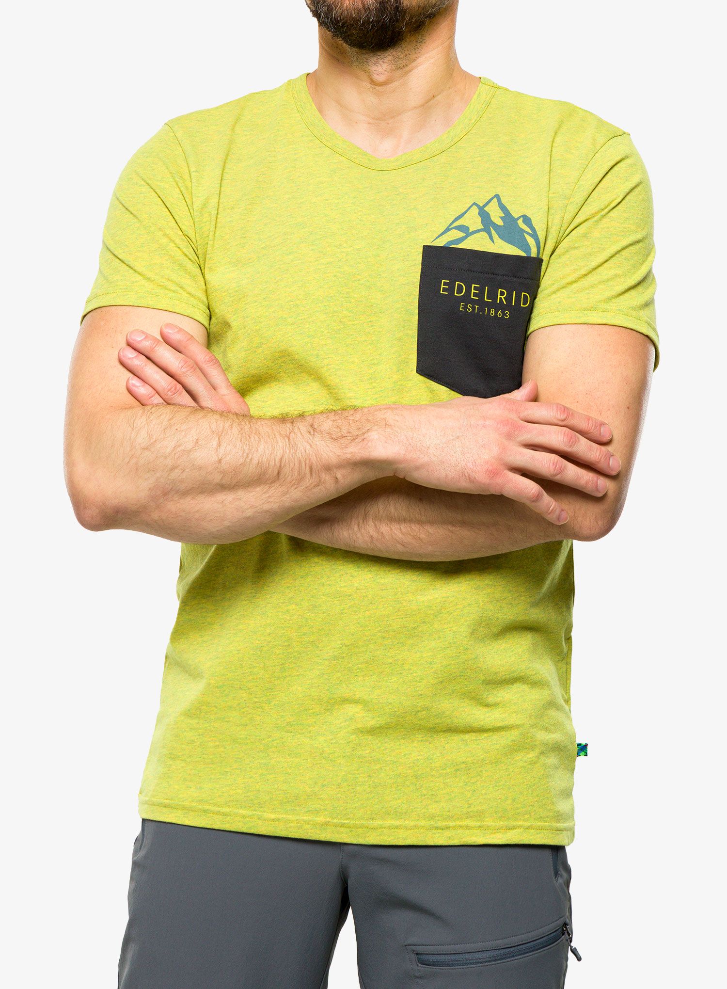 Футболка бавовняна Edelrid Onset T-Shirt - wasabi