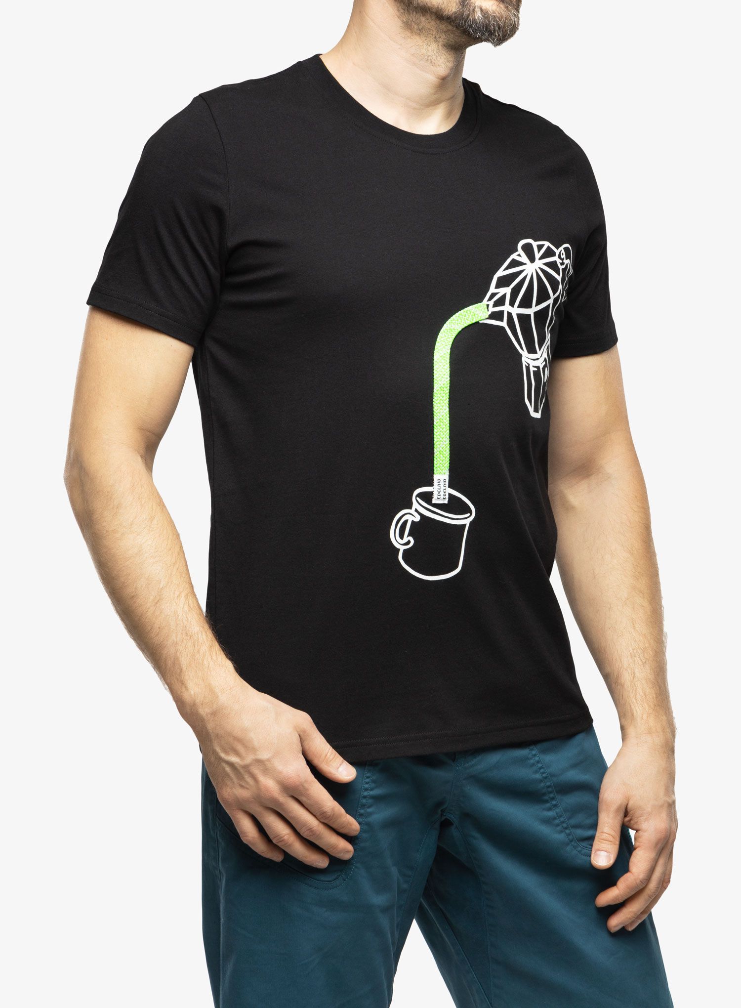 Футболка бавовняна Edelrid Rope T - coffee pot