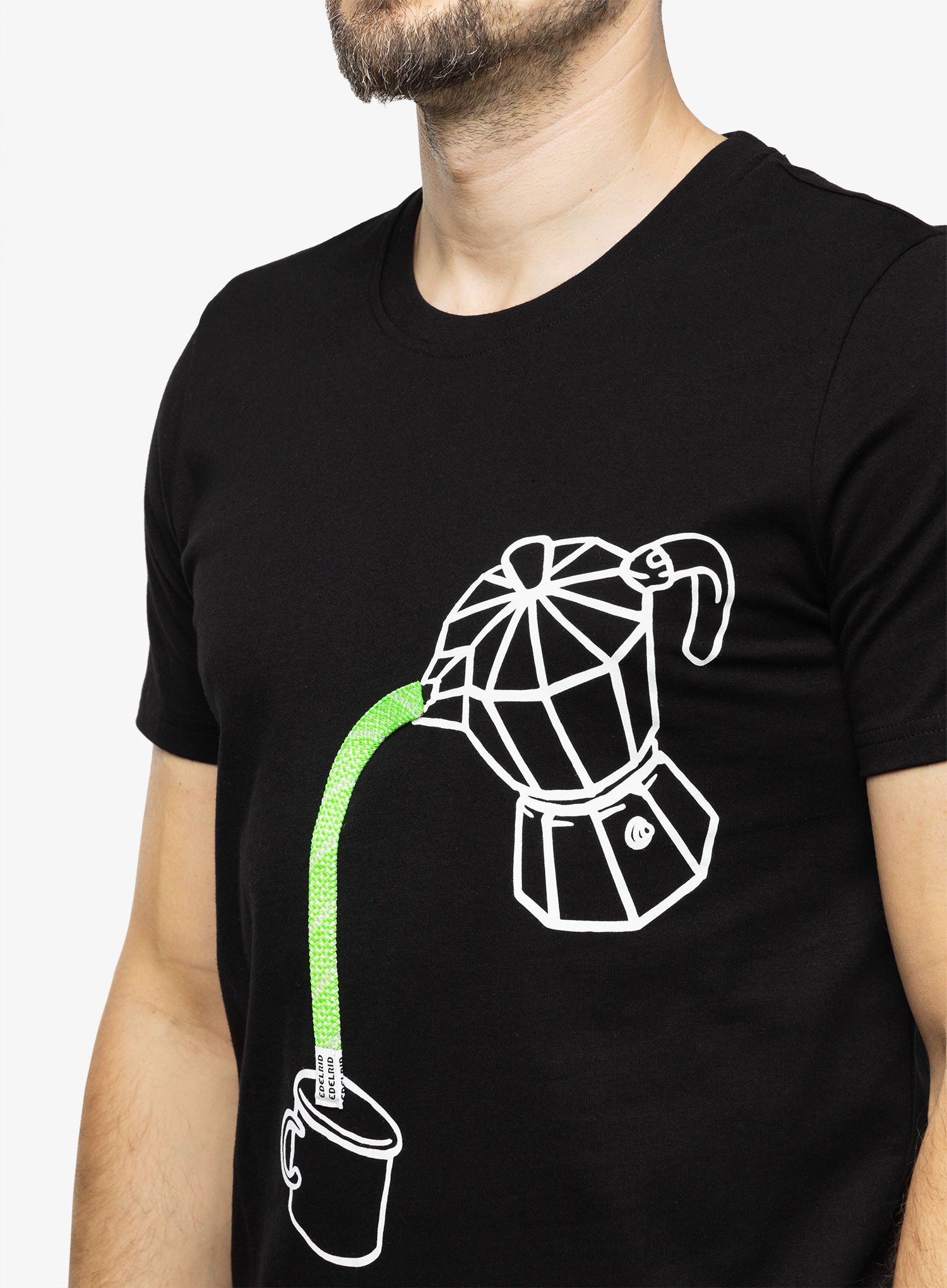 Футболка бавовняна Edelrid Rope T - coffee pot