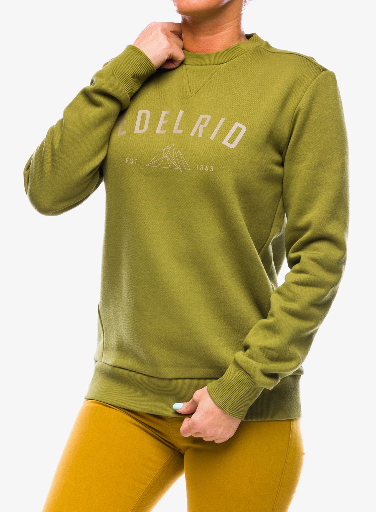 Кофта жіноча Edelrid Spotter Crew - olive