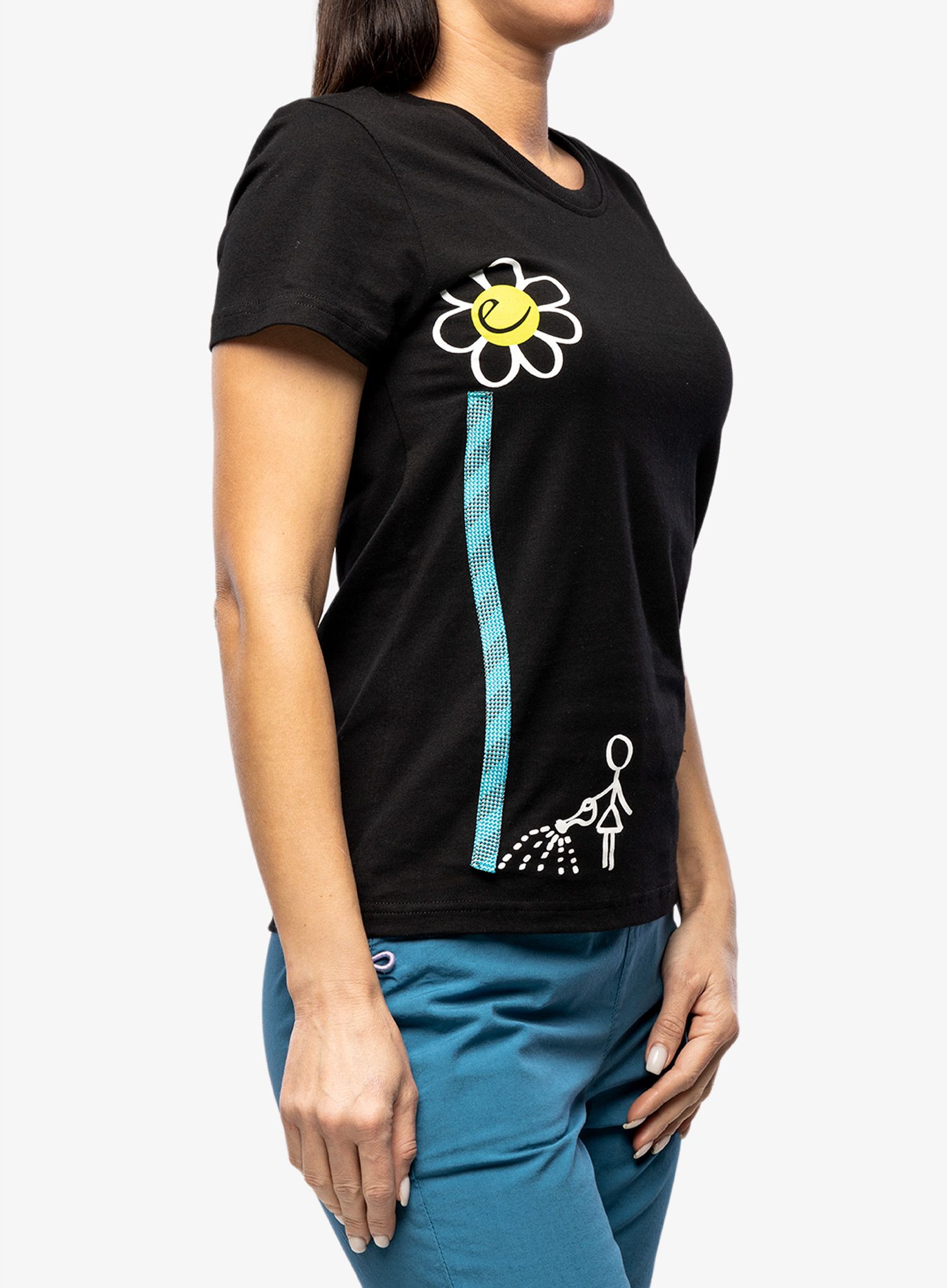 Футболка жіноча Edelrid Wo Rope T-Shirt II - flower