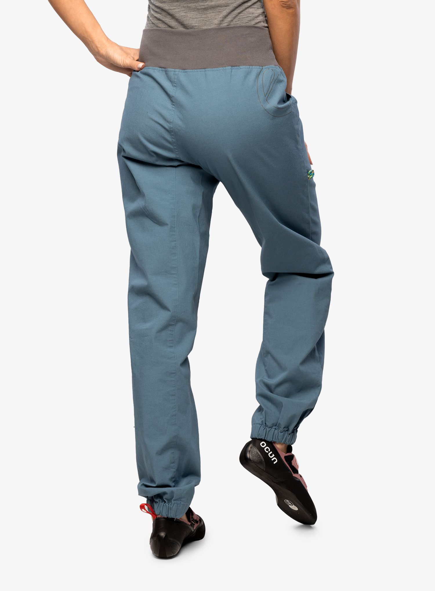 Штани скелелазні жіночі Edelrid Wo Sansara Pants III - bluegrey