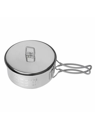 Набір для приготування їжі Esbit Solid fuel cookset 1000 ml - stainless steel
