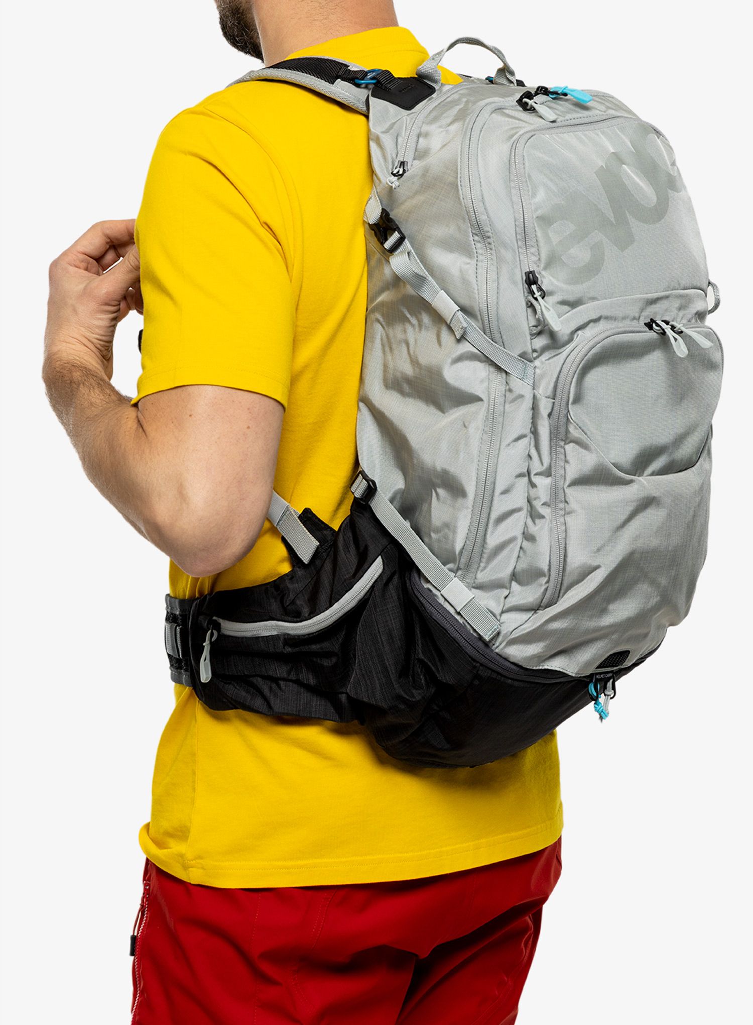 Велорюкзак Evoc Explorer Pro 30 - silver/carbon grey