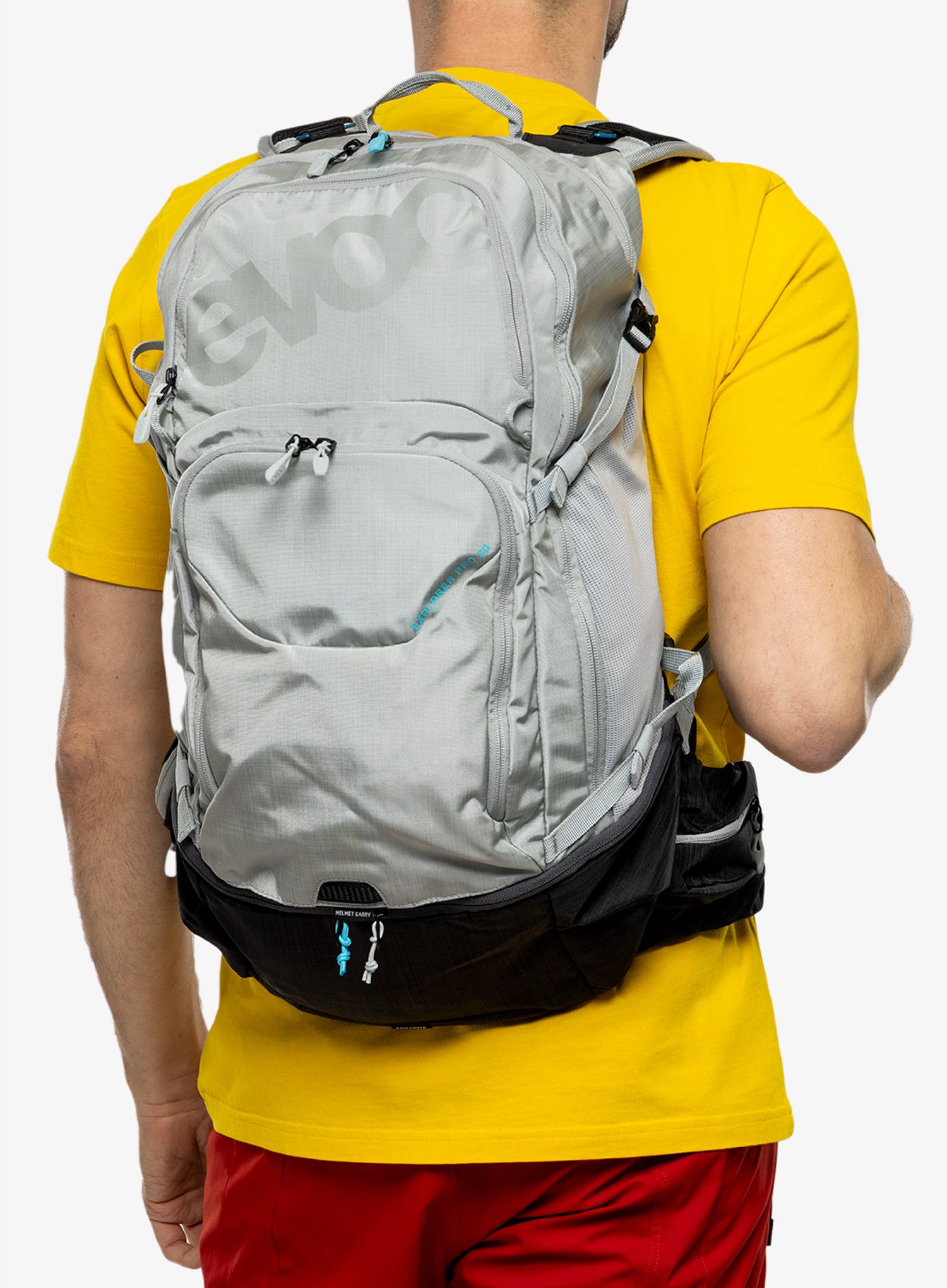 Велорюкзак Evoc Explorer Pro 30 - silver/carbon grey