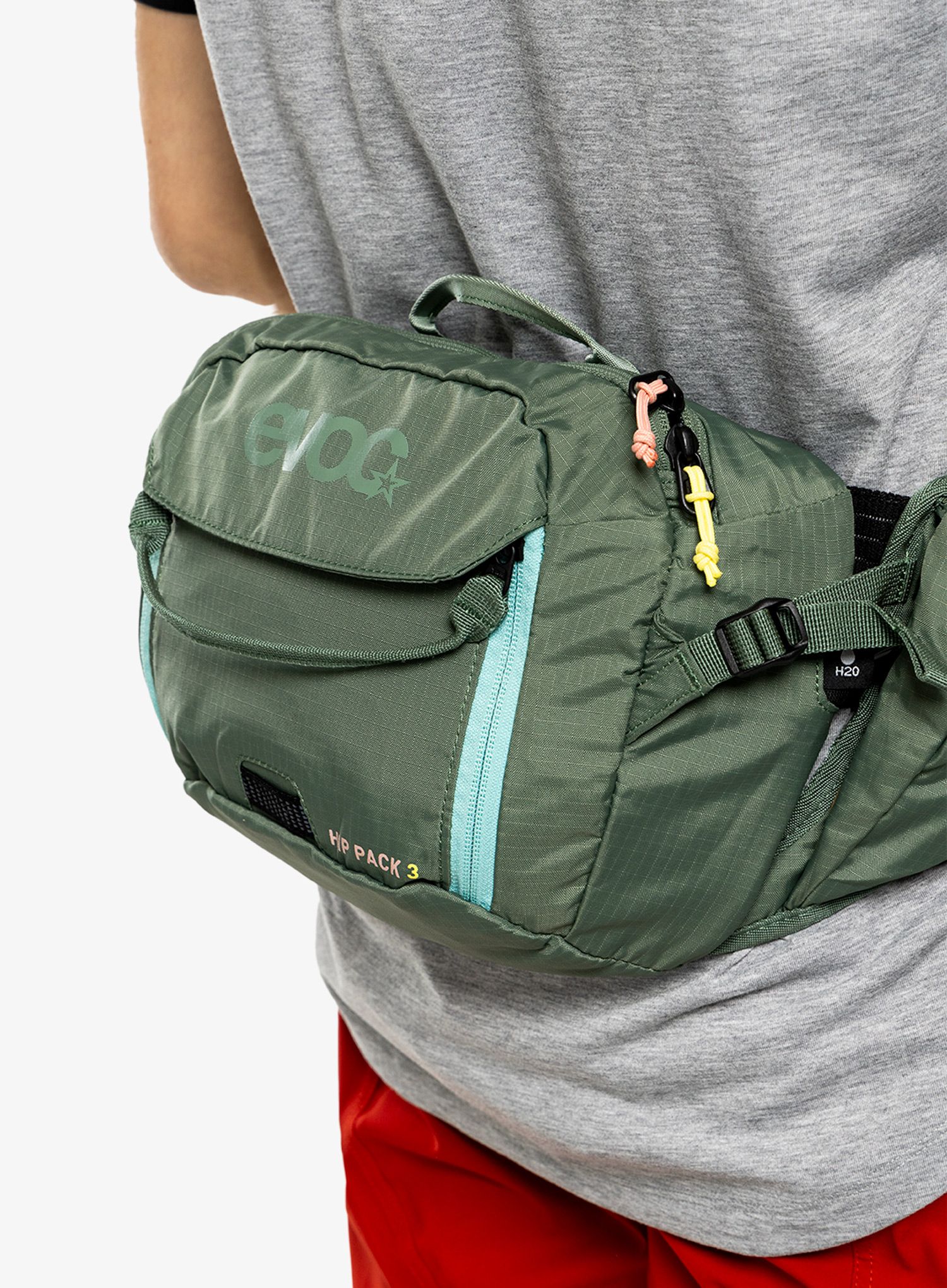 Сумка поясна Evoc Hip Pack 3 + Bladder 1.5L - olive