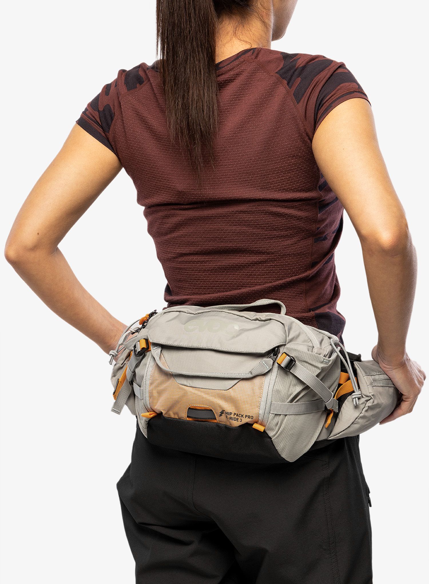 Сумка поясна велосипедна Evoc Hip Pack Pro E-Ride 3 - stone