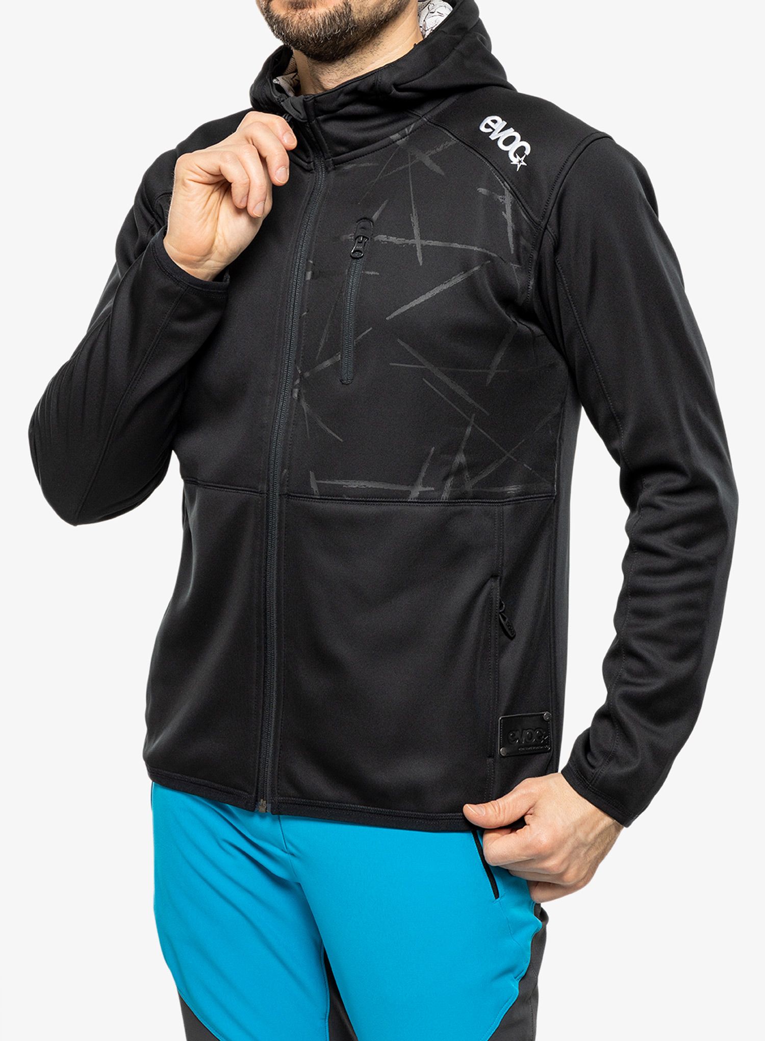 Велокофта Evoc Hoody Jacket - black