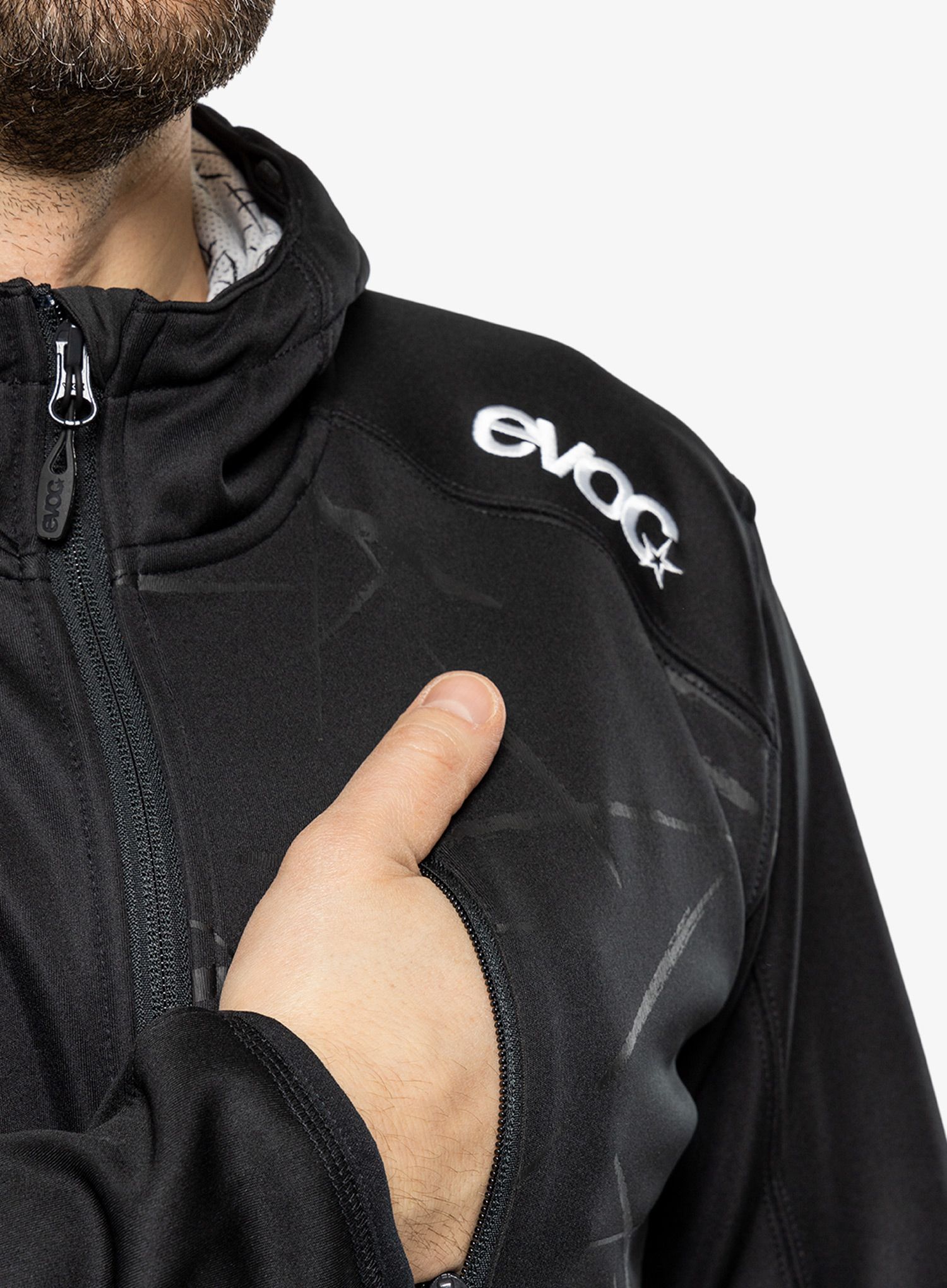 Велокофта Evoc Hoody Jacket - black