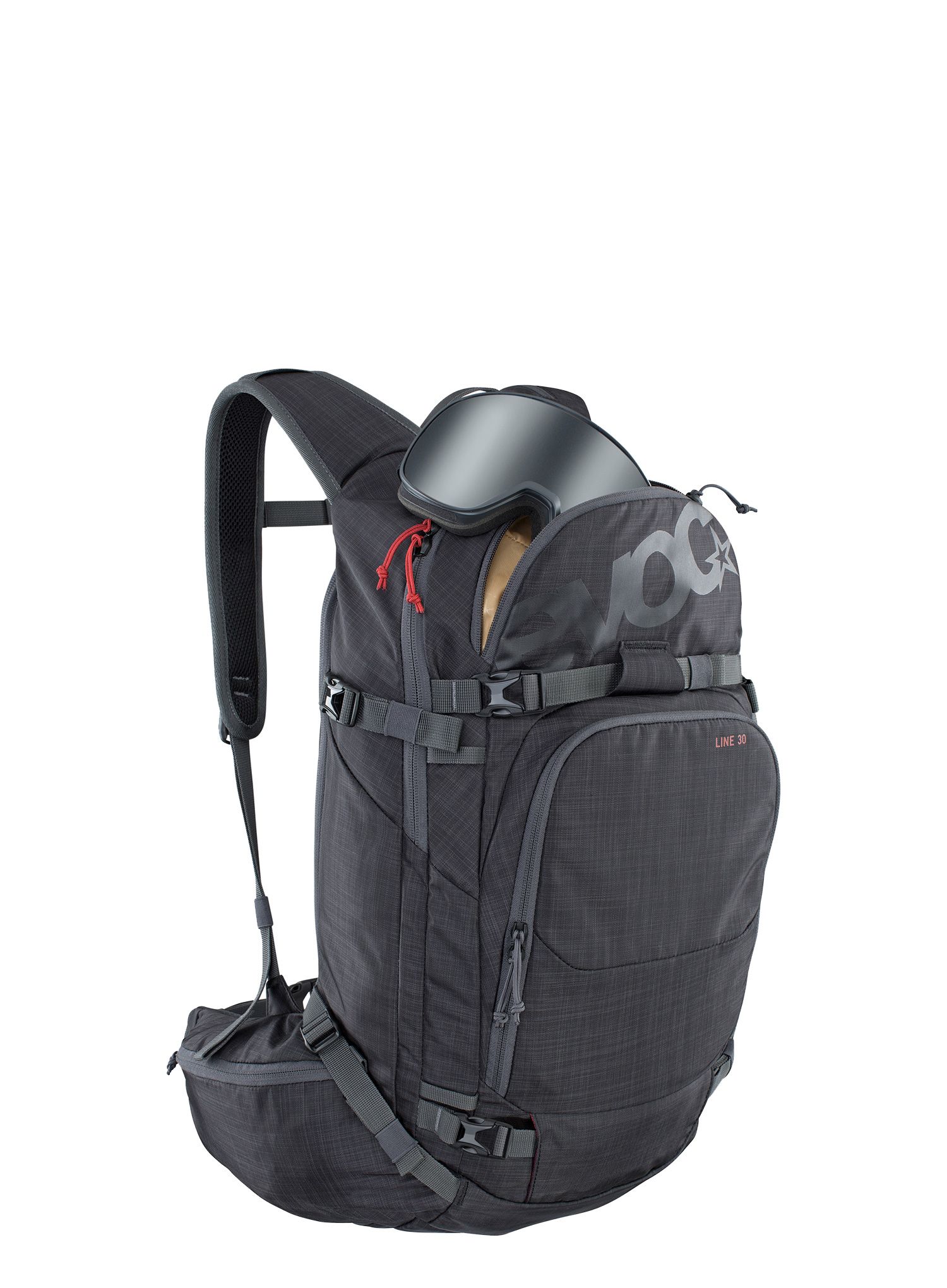 Рюкзак лижний Evoc Line 30 - heather carbon grey