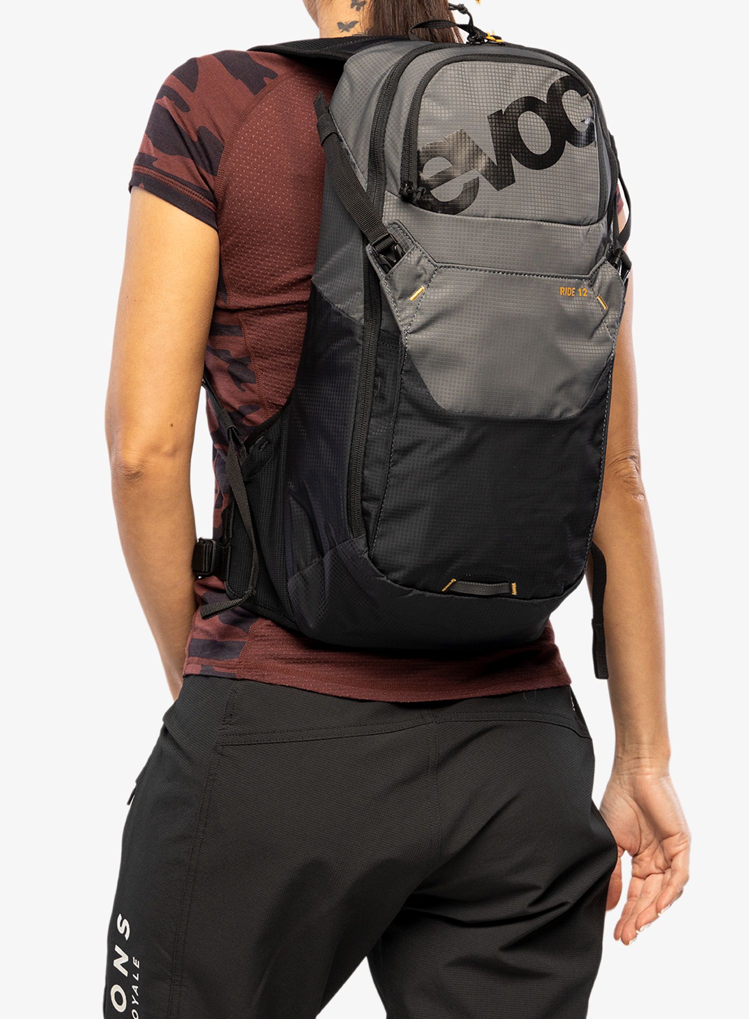 Велорюкзак Evoc Ride 12 - carbon grey/black