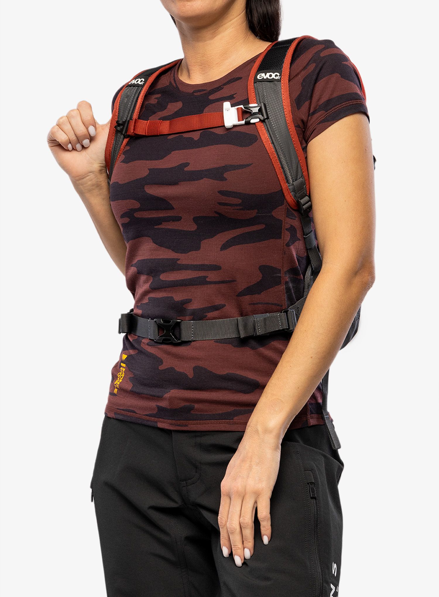 Велорюкзак Evoc Ride 12 - chili red/carbon grey